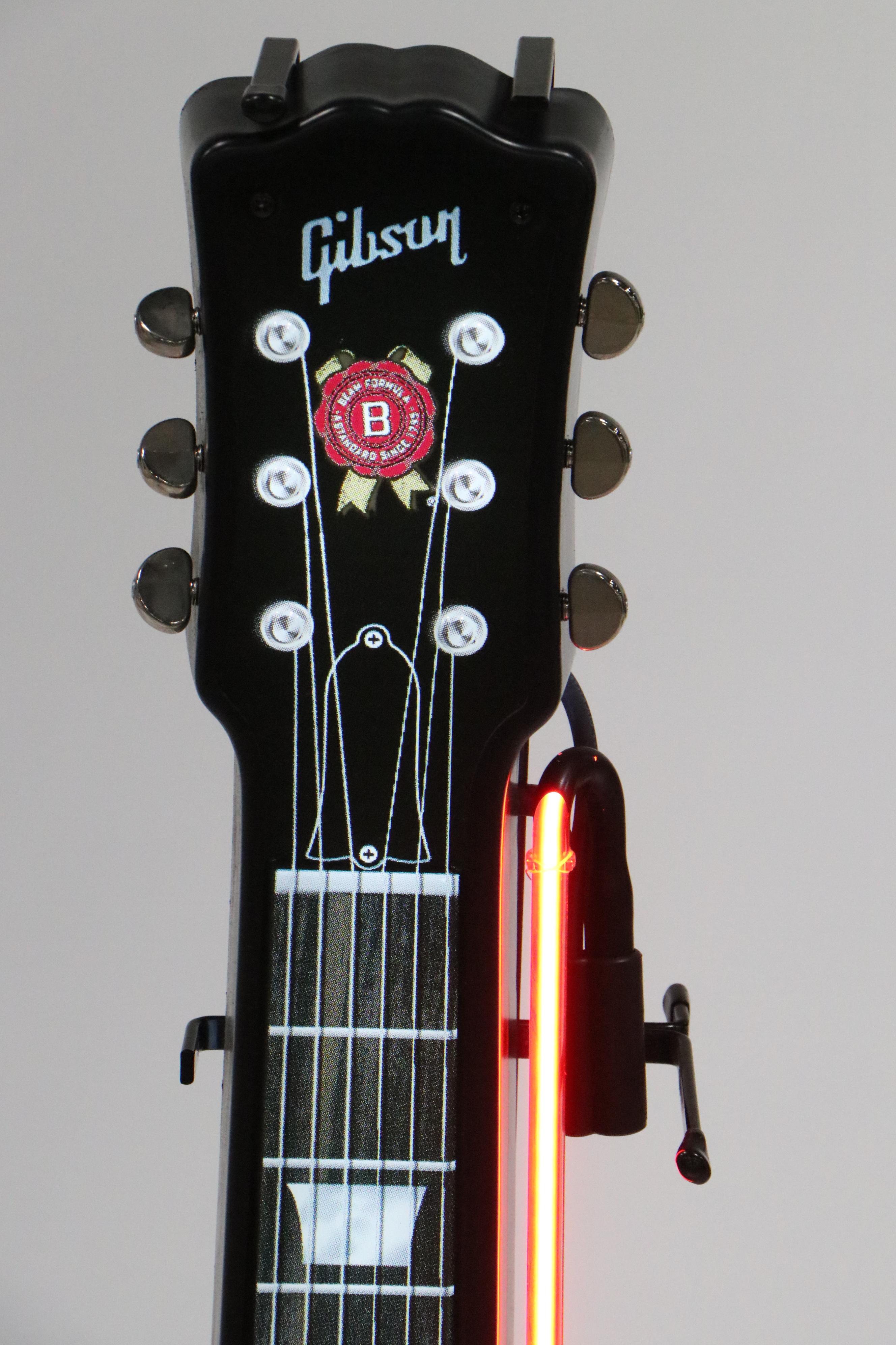 Jim Beam Whiskey Electric Guitar Bar Neon Sign