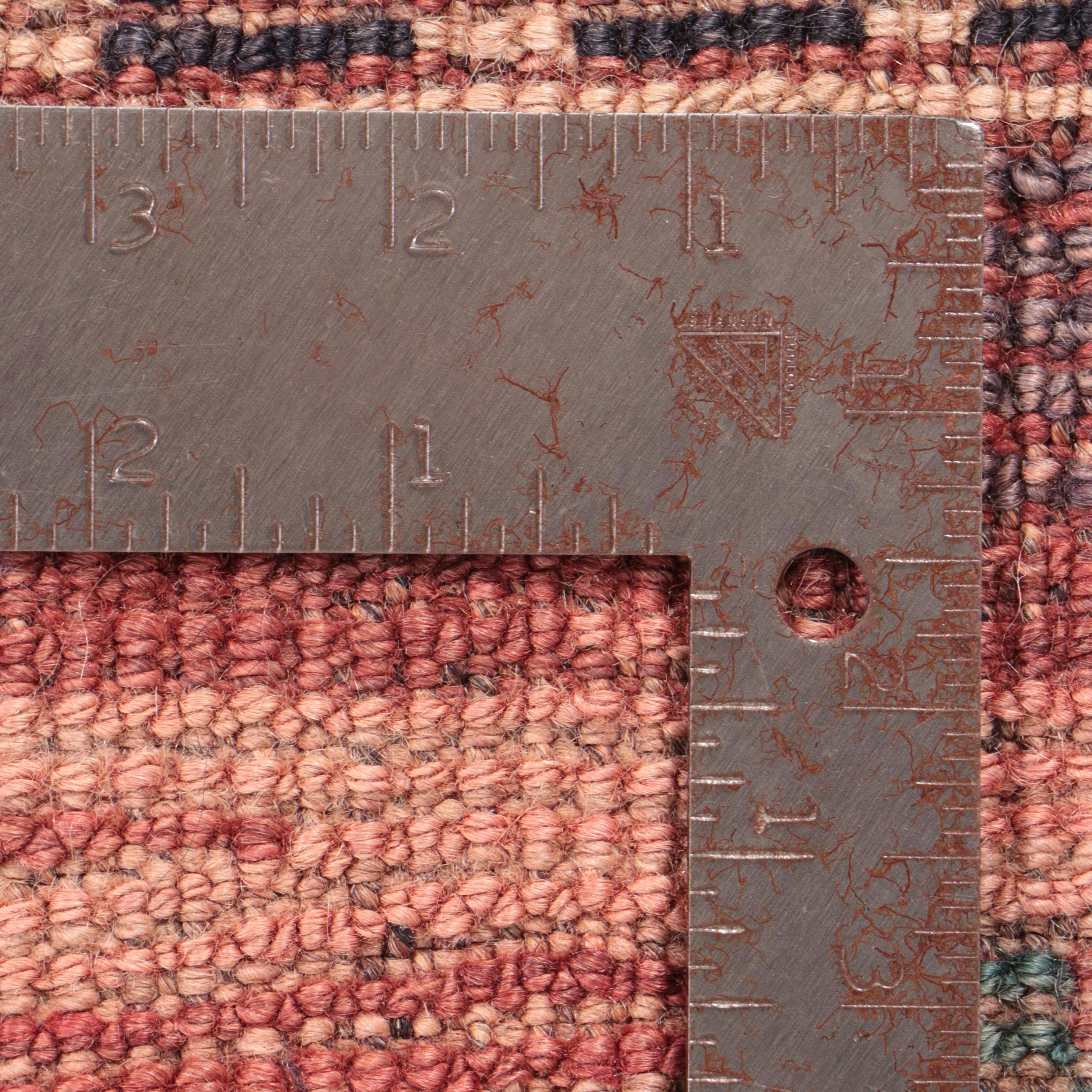 4'2 x 7'8 Hand-Knotted Persian Kurdish Area Rug