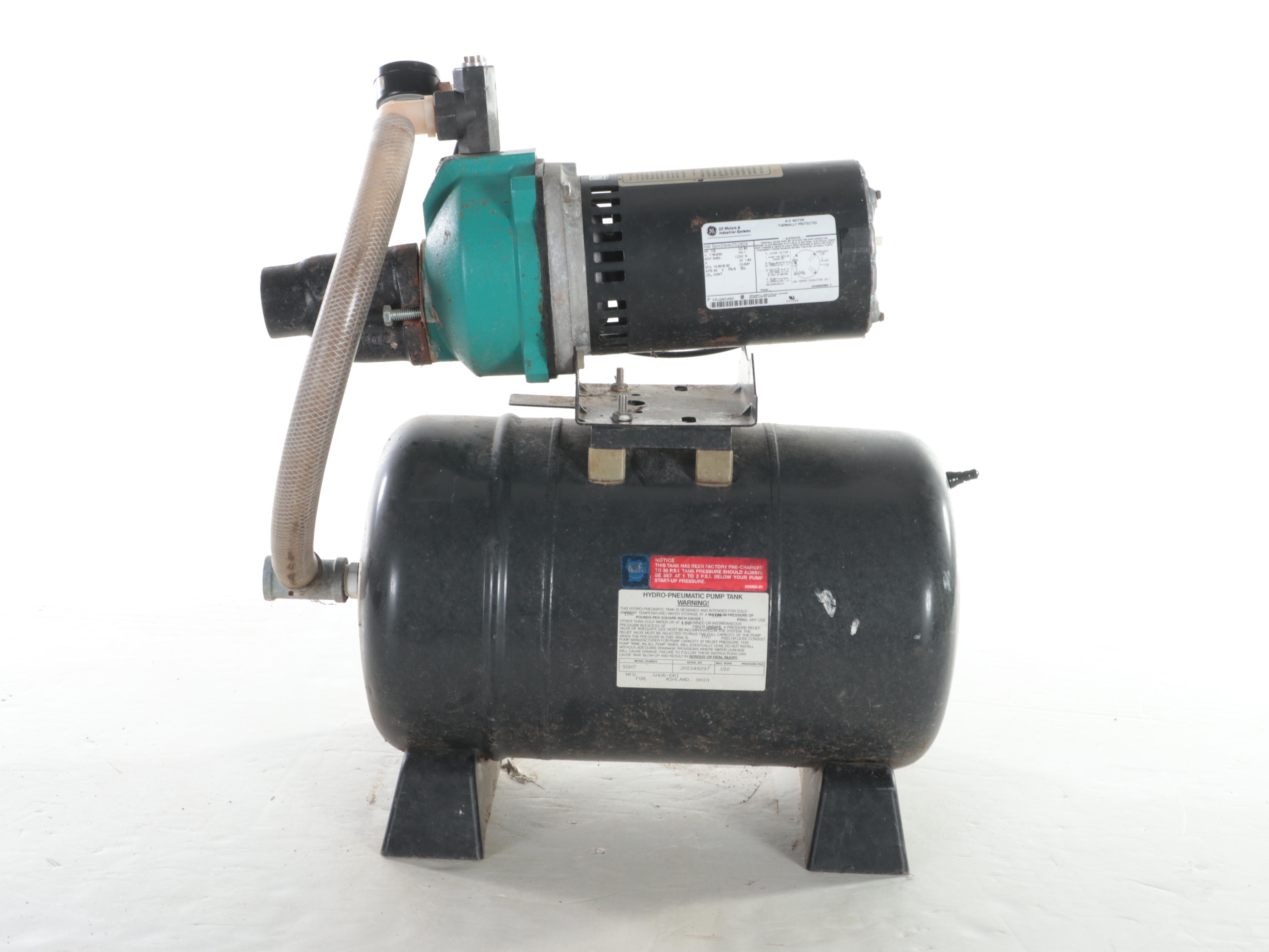 Water Ace Tank-Mounted Jet System with GE A/C Motor