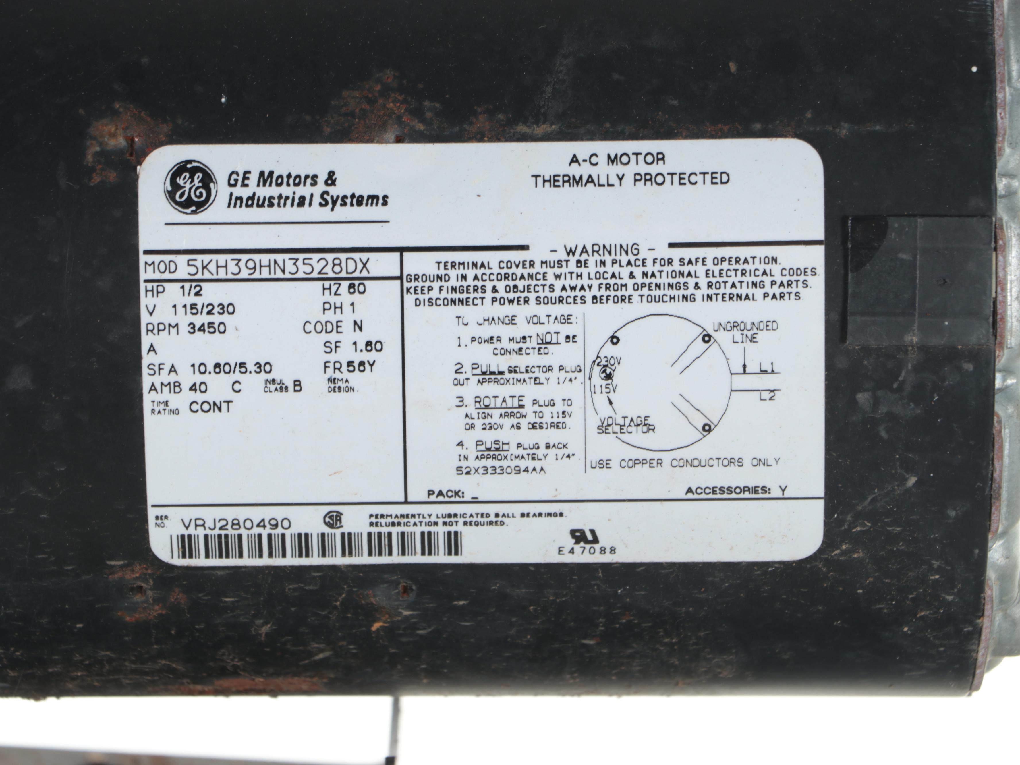 Water Ace Tank-Mounted Jet System with GE A/C Motor