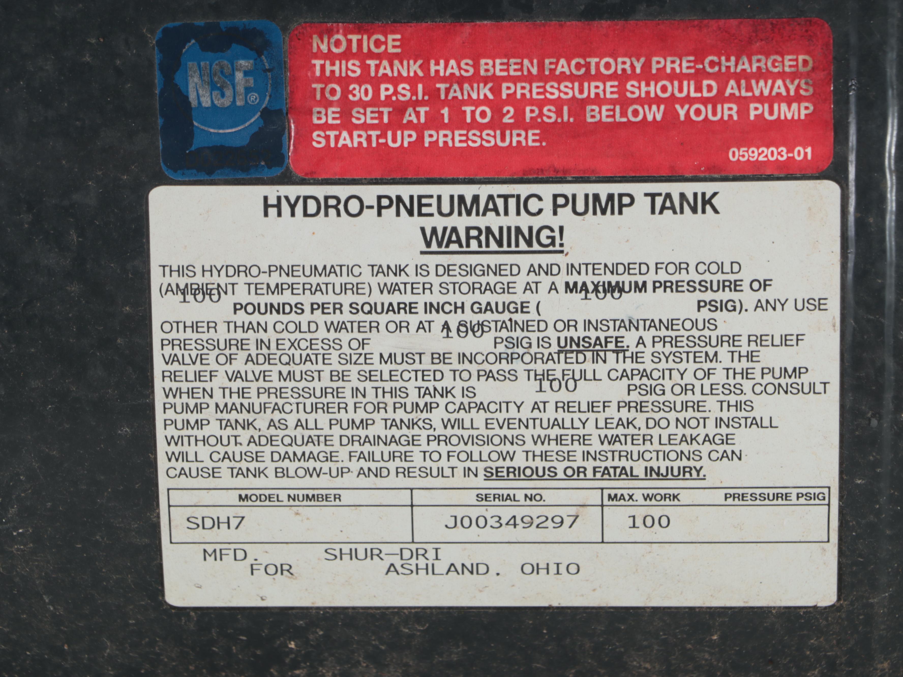 Water Ace Tank-Mounted Jet System with GE A/C Motor