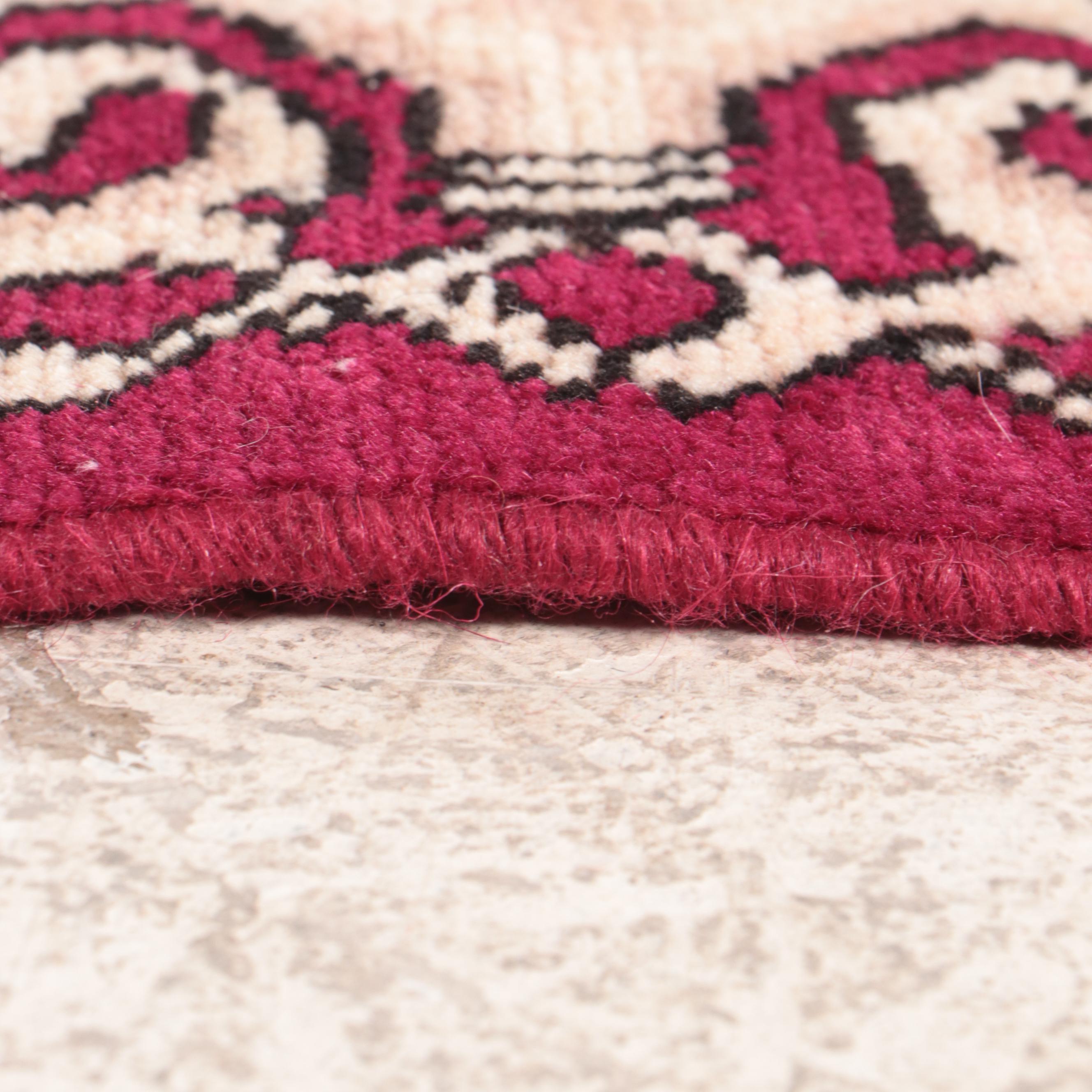 2'8 x 10'8 Hand-Knotted Chinese Art Deco Style Carpet Runner