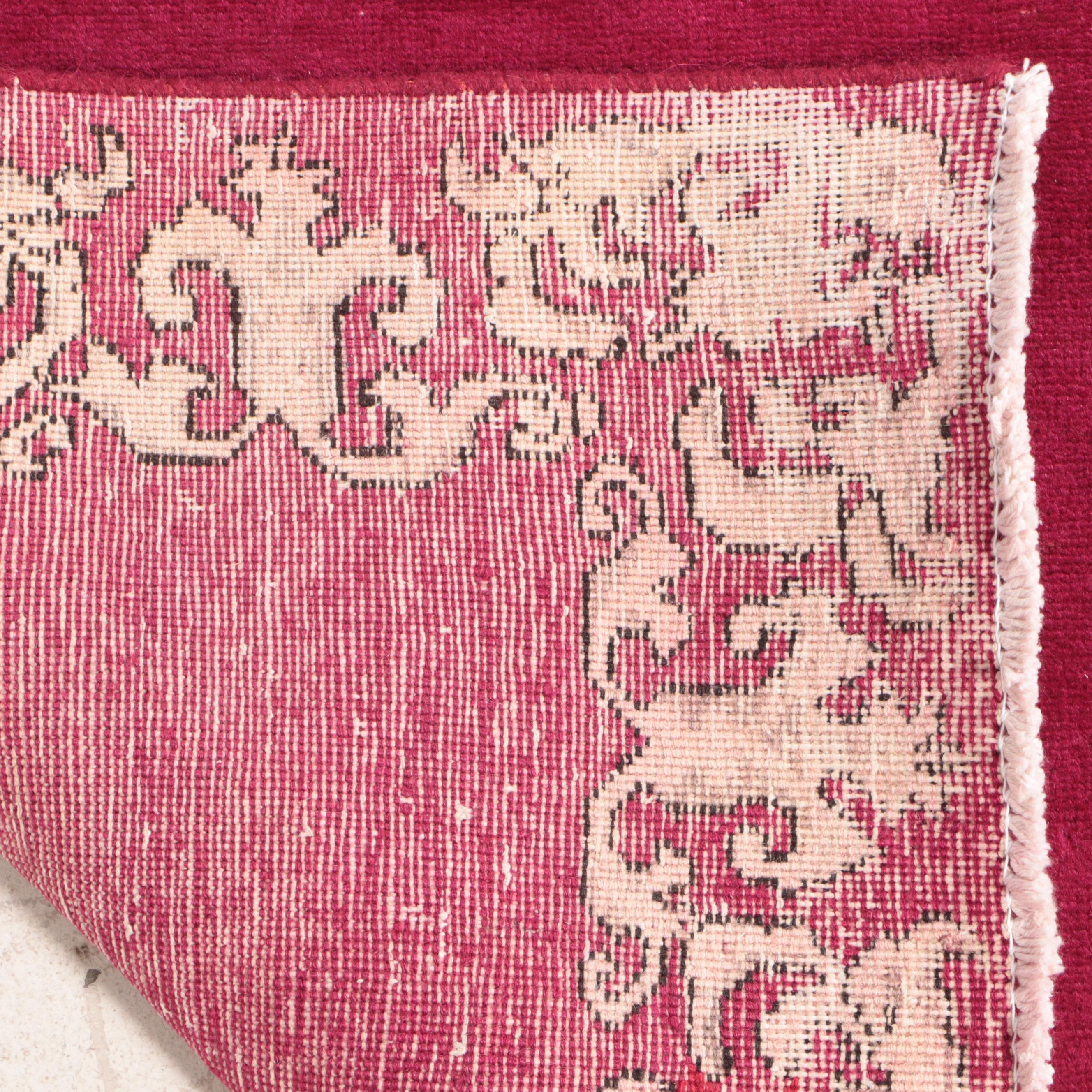 2'8 x 10'8 Hand-Knotted Chinese Art Deco Style Carpet Runner