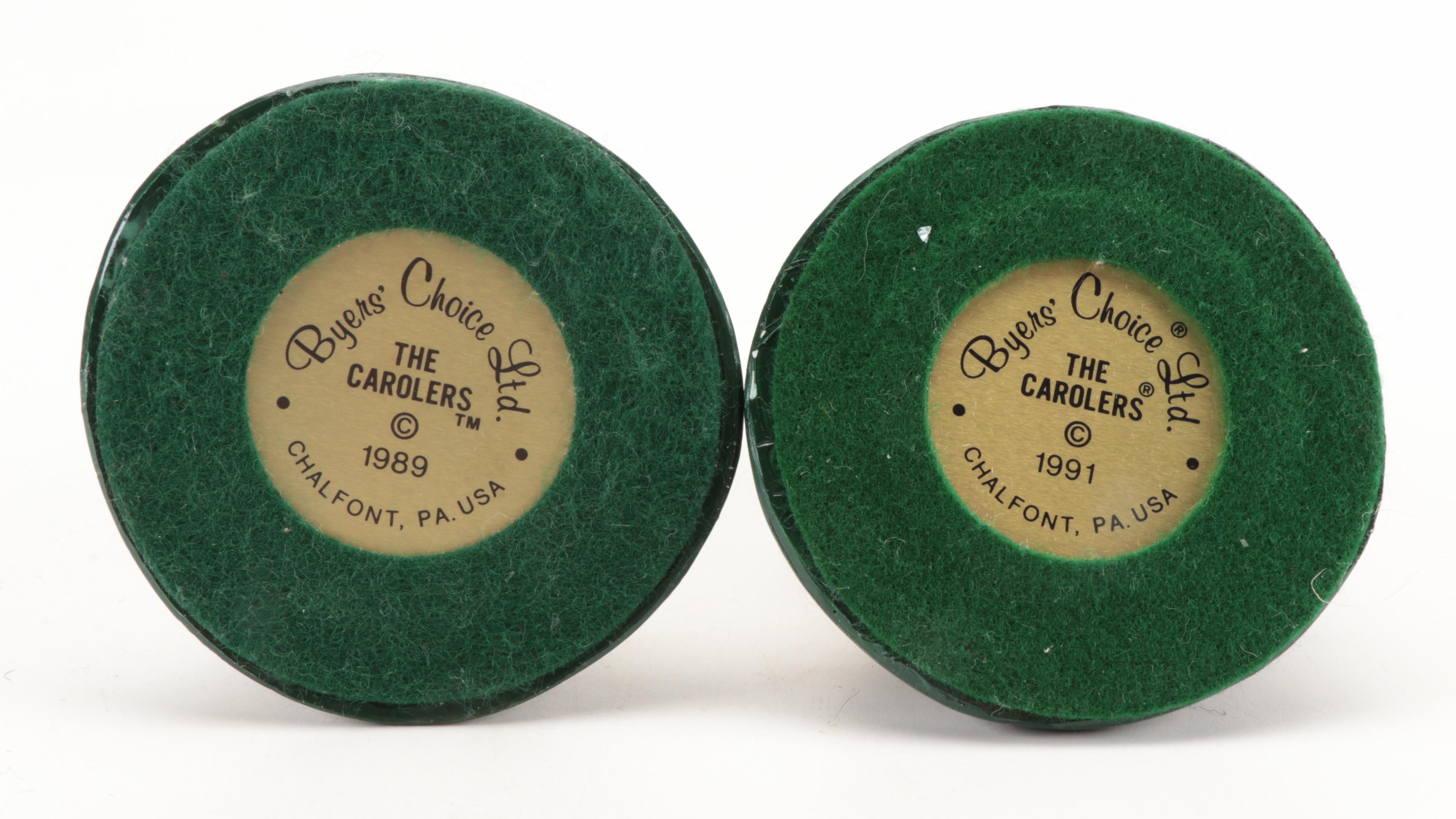 Byer's Choice "The Carolers" Christmas Figurines, Late 20th Century