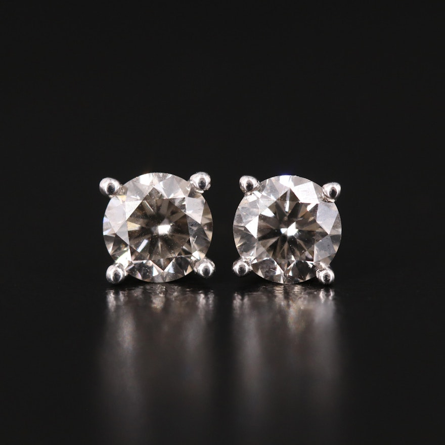 14K 1.44 CTW Lab Grown Diamond Stud Earrings