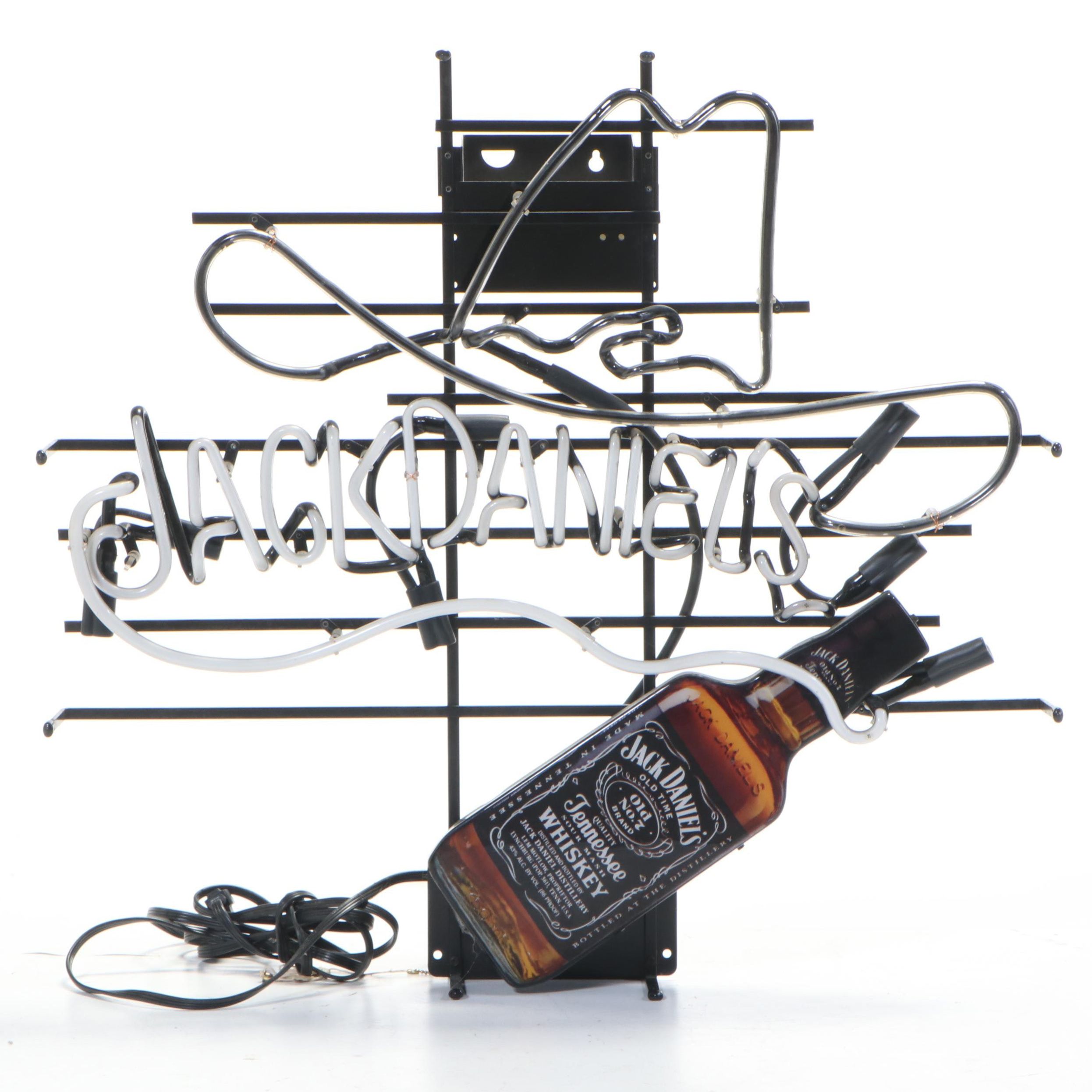 Jack Daniels Tennessee Whiskey Bar Neon Sign