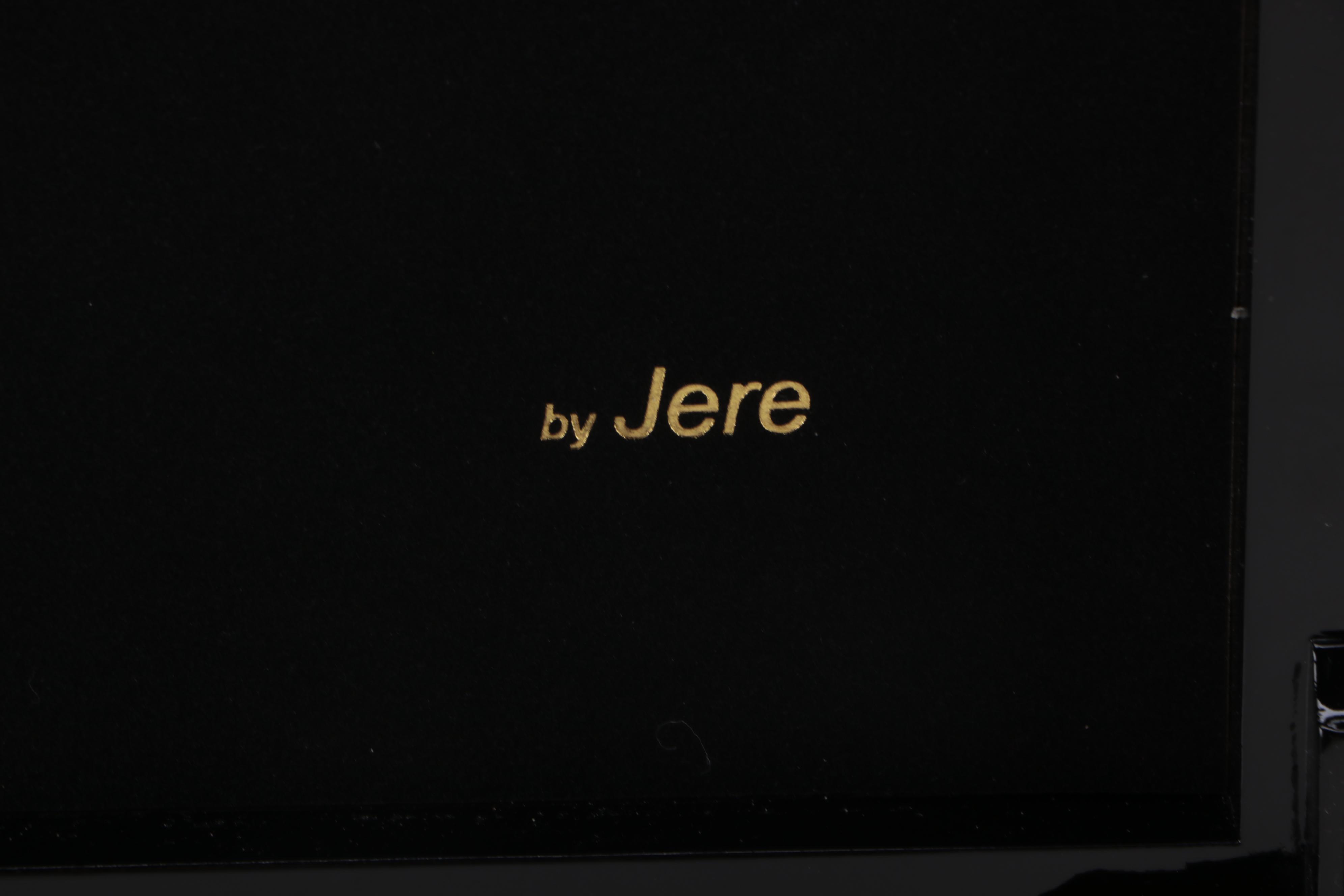 Jere High Gloss Finish Exotic Hardwood Jewelry Box