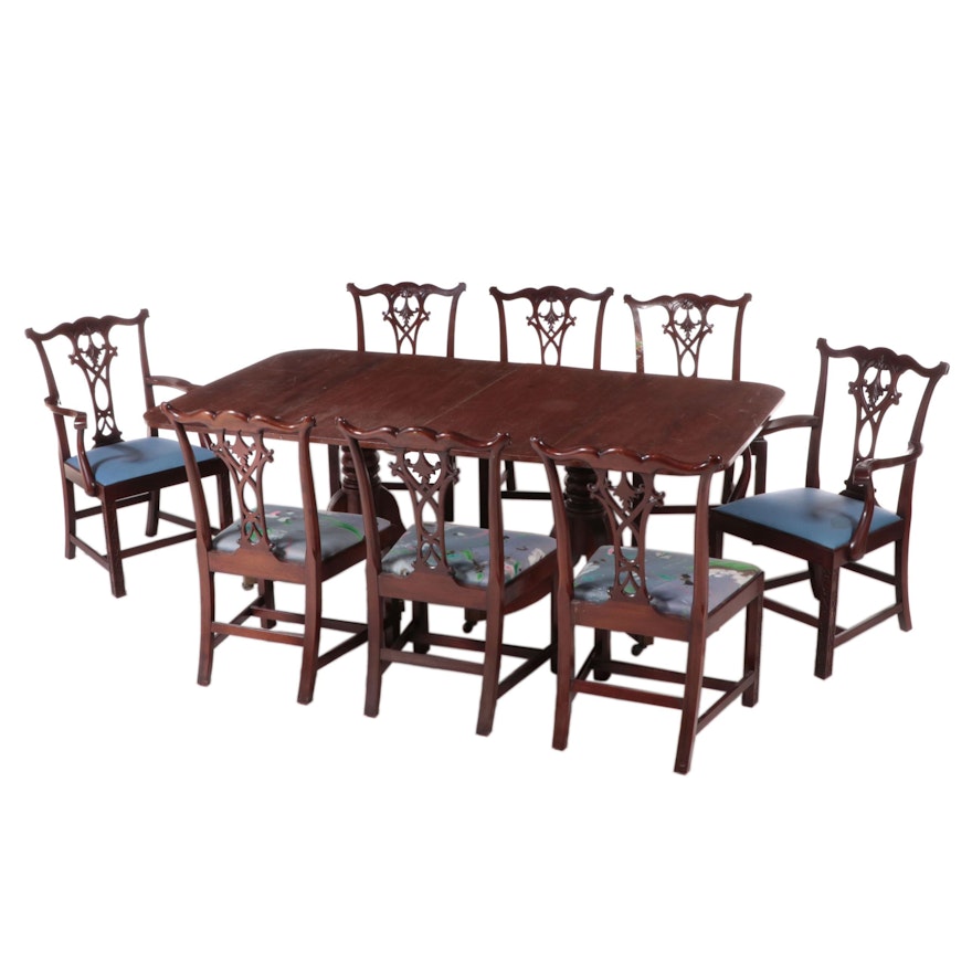 Chippendale Style Mahogany Dining Set