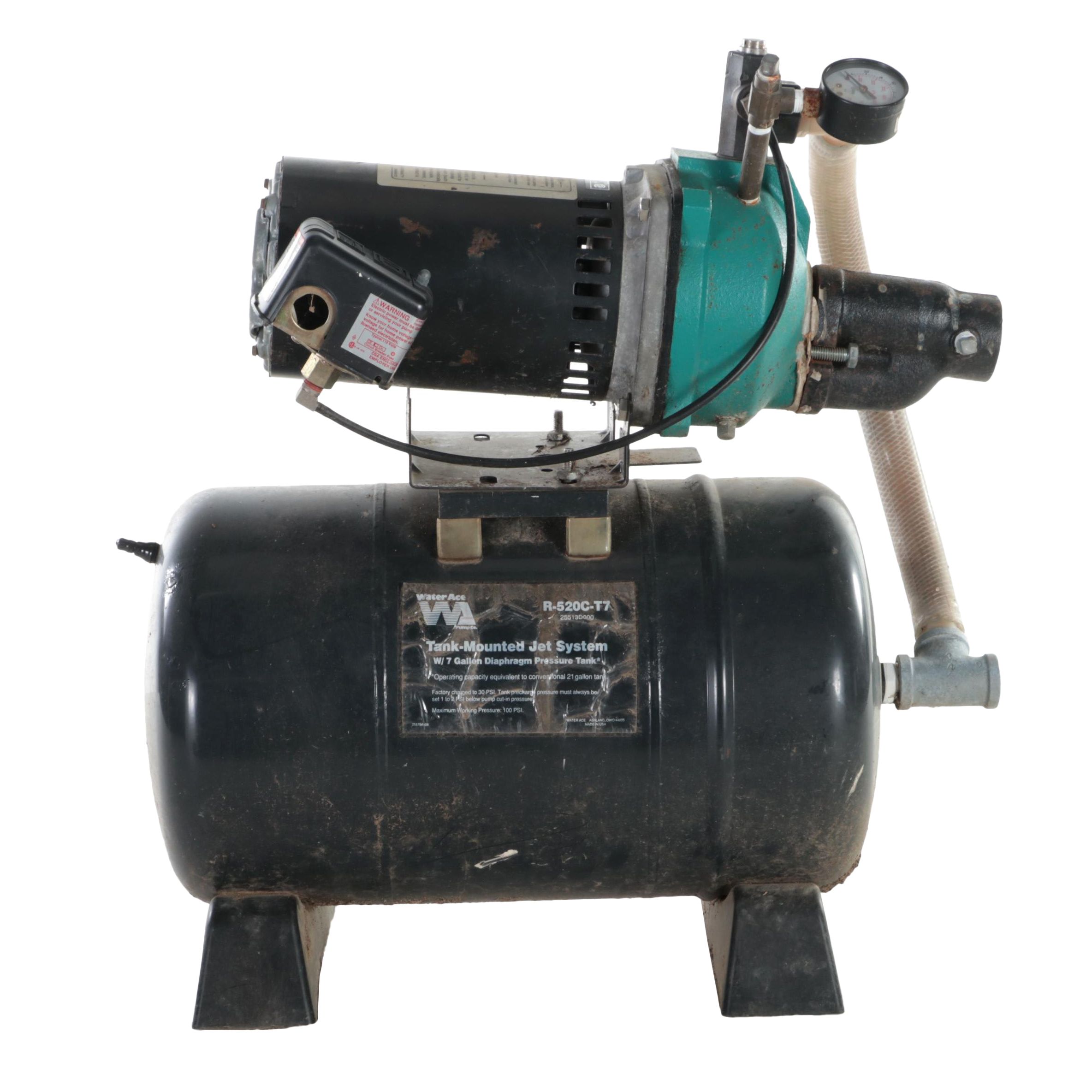 Water Ace Tank-Mounted Jet System with GE A/C Motor
