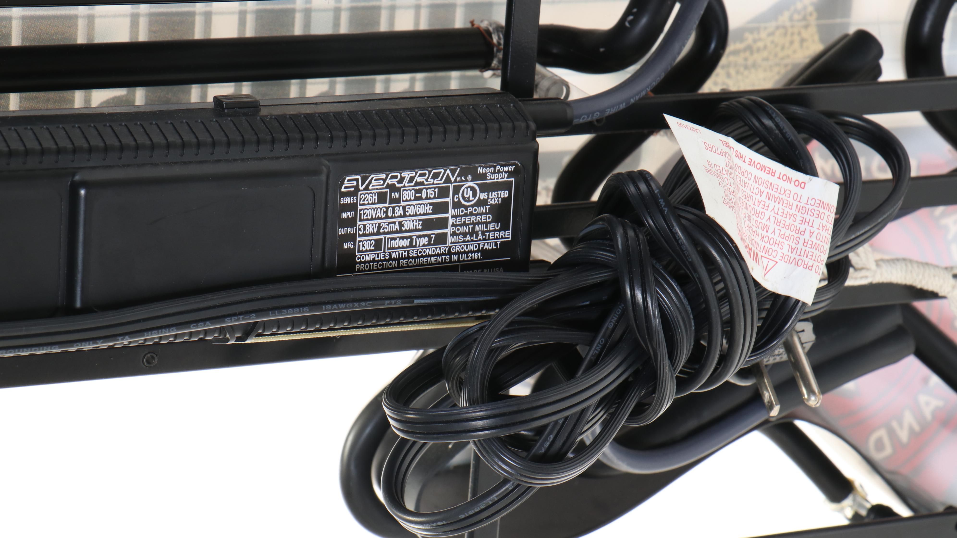 Jim Beam Whiskey Electric Guitar Bar Neon Sign