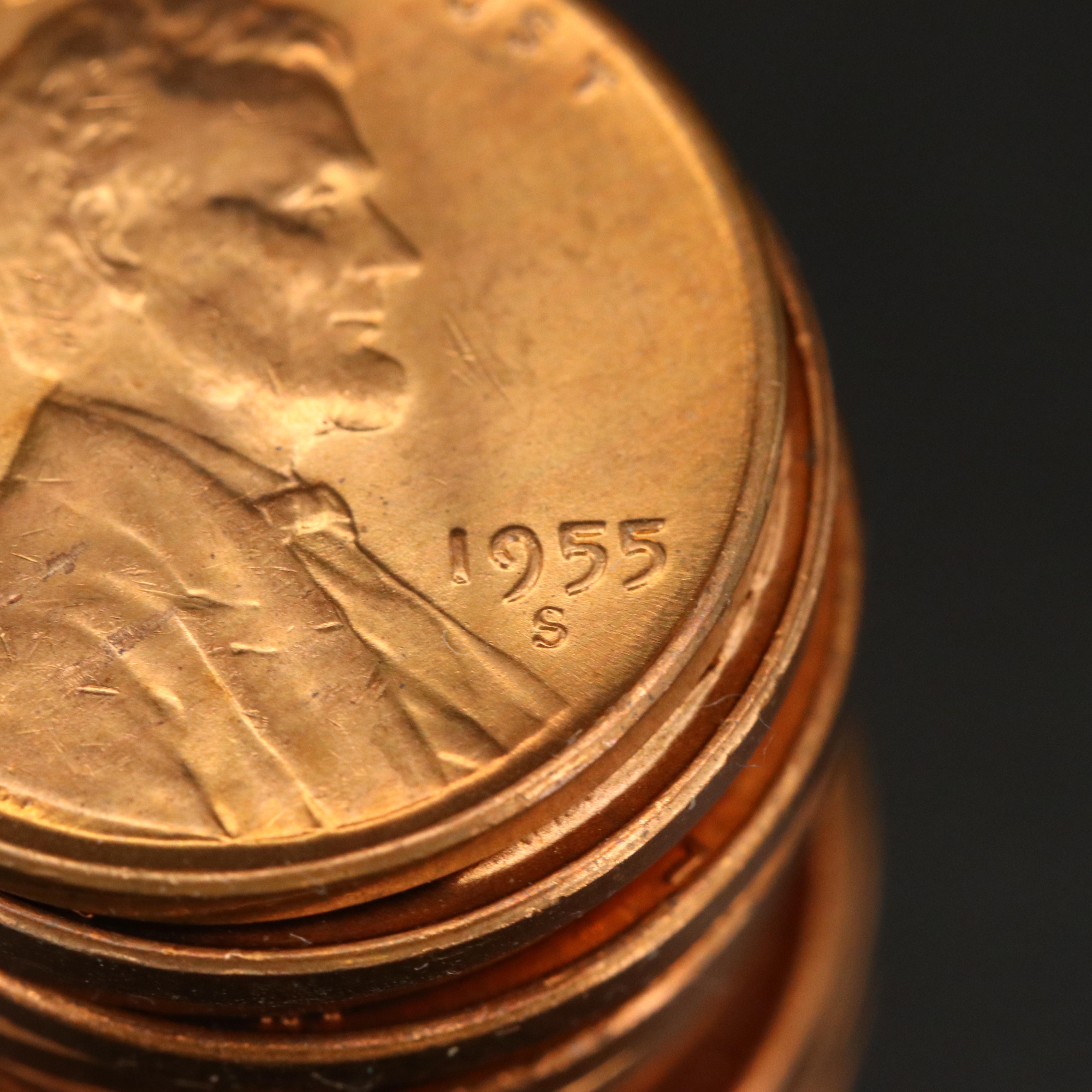 Two Rolls of United States Coins