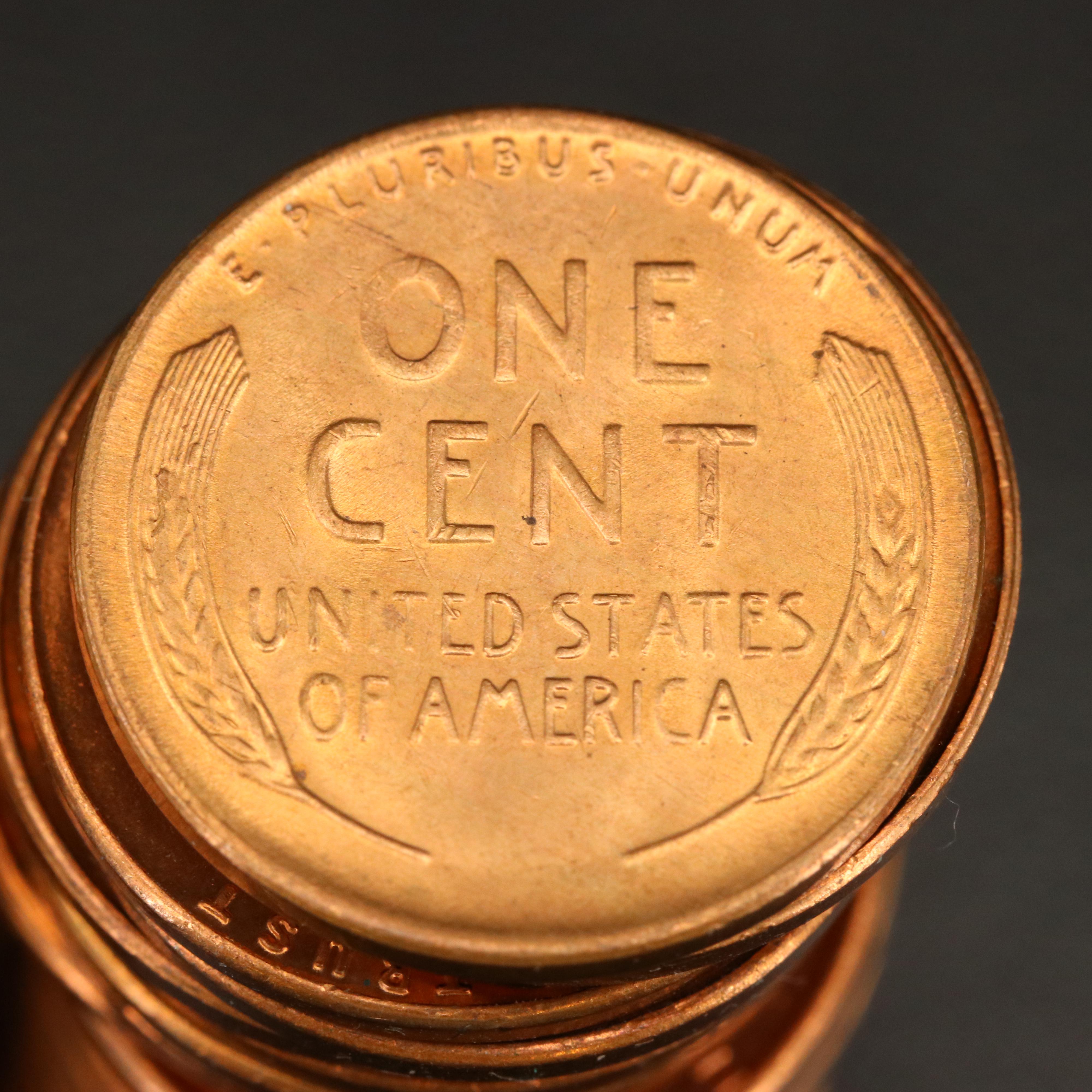 Two Rolls of United States Coins