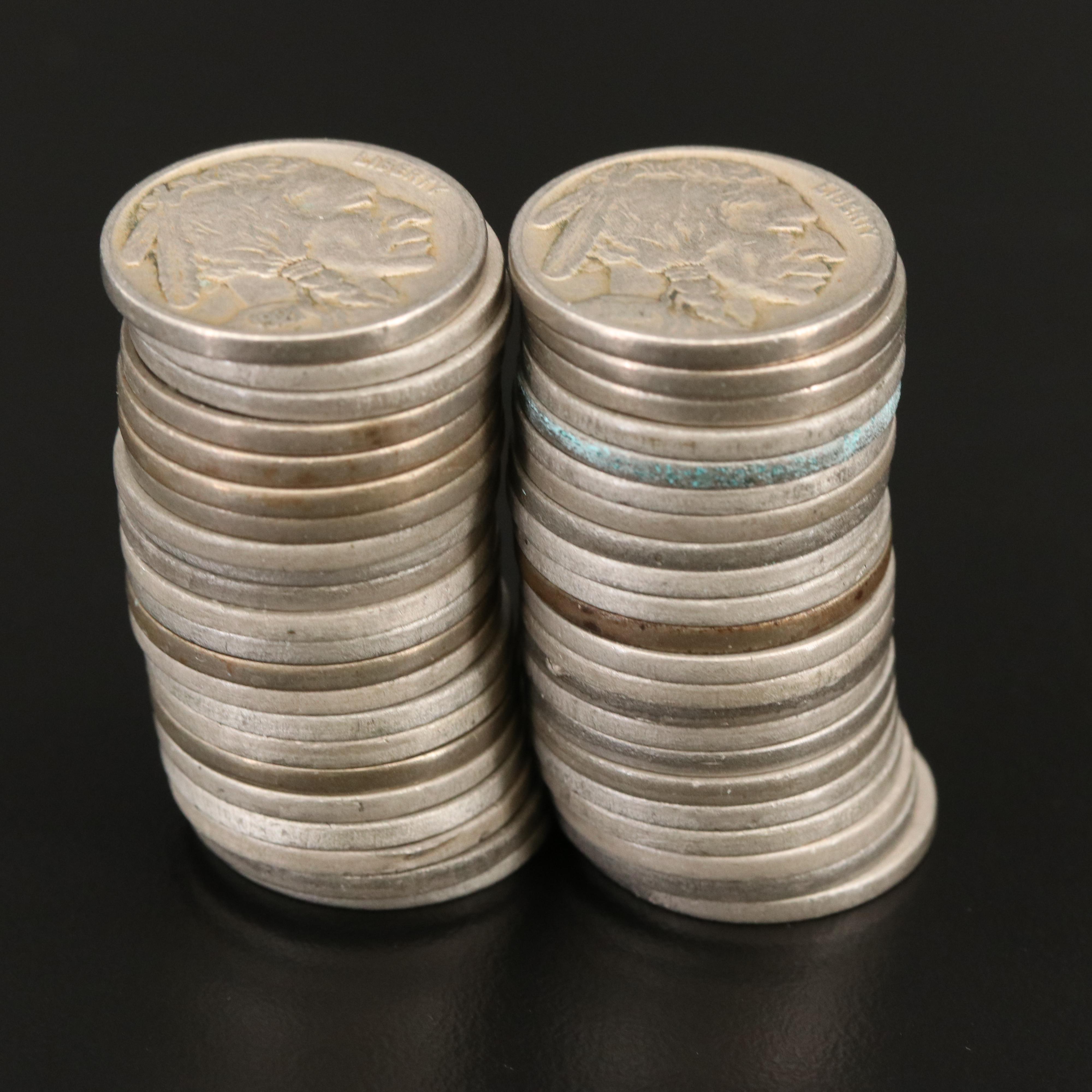 Two Rolls of United States Coins