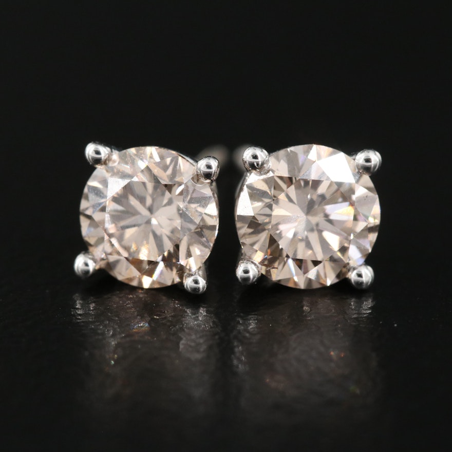 14K 1.45 CTW Lab Grown Diamond Stud Earrings