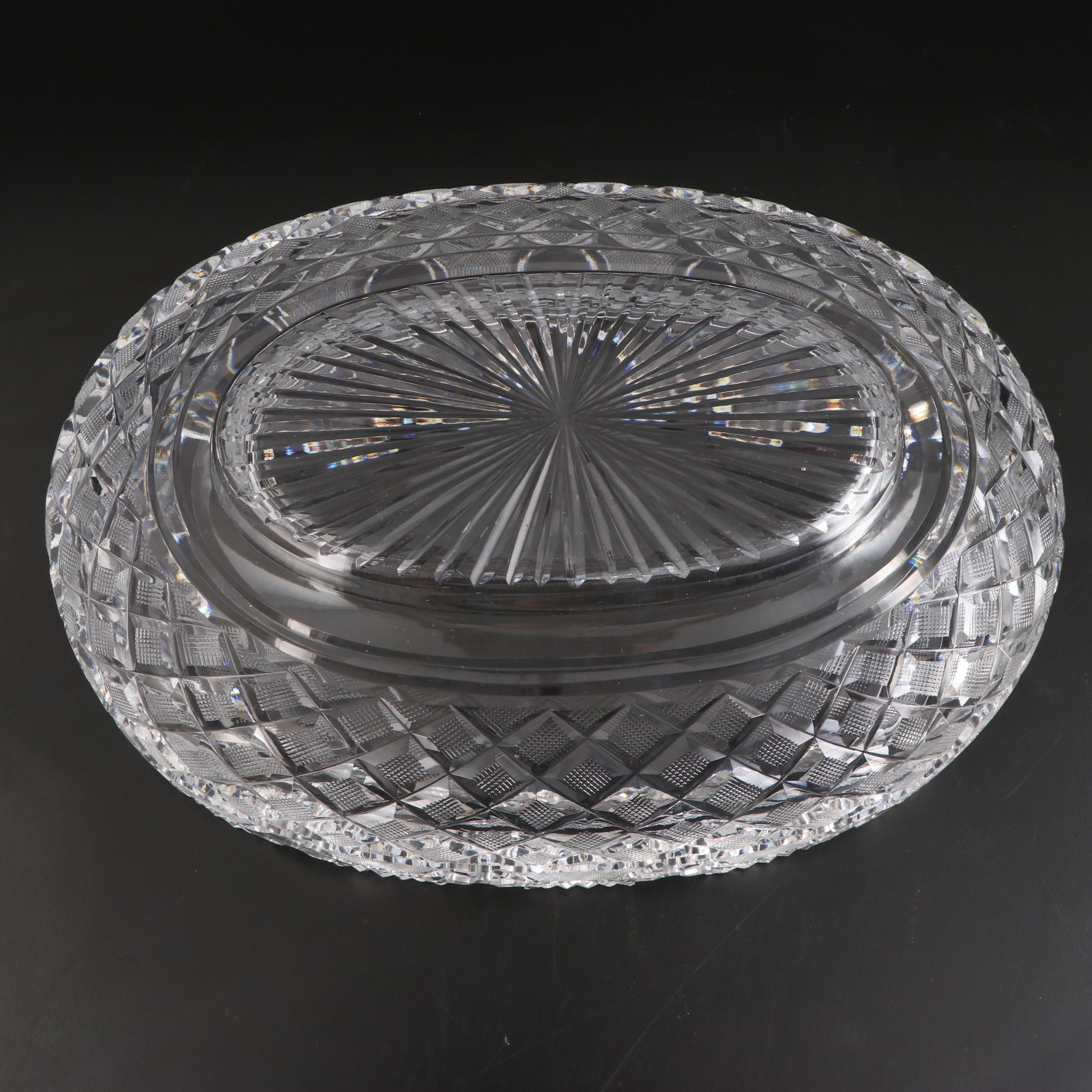 Waterford Crystal "Kennedy" Oval Bowl