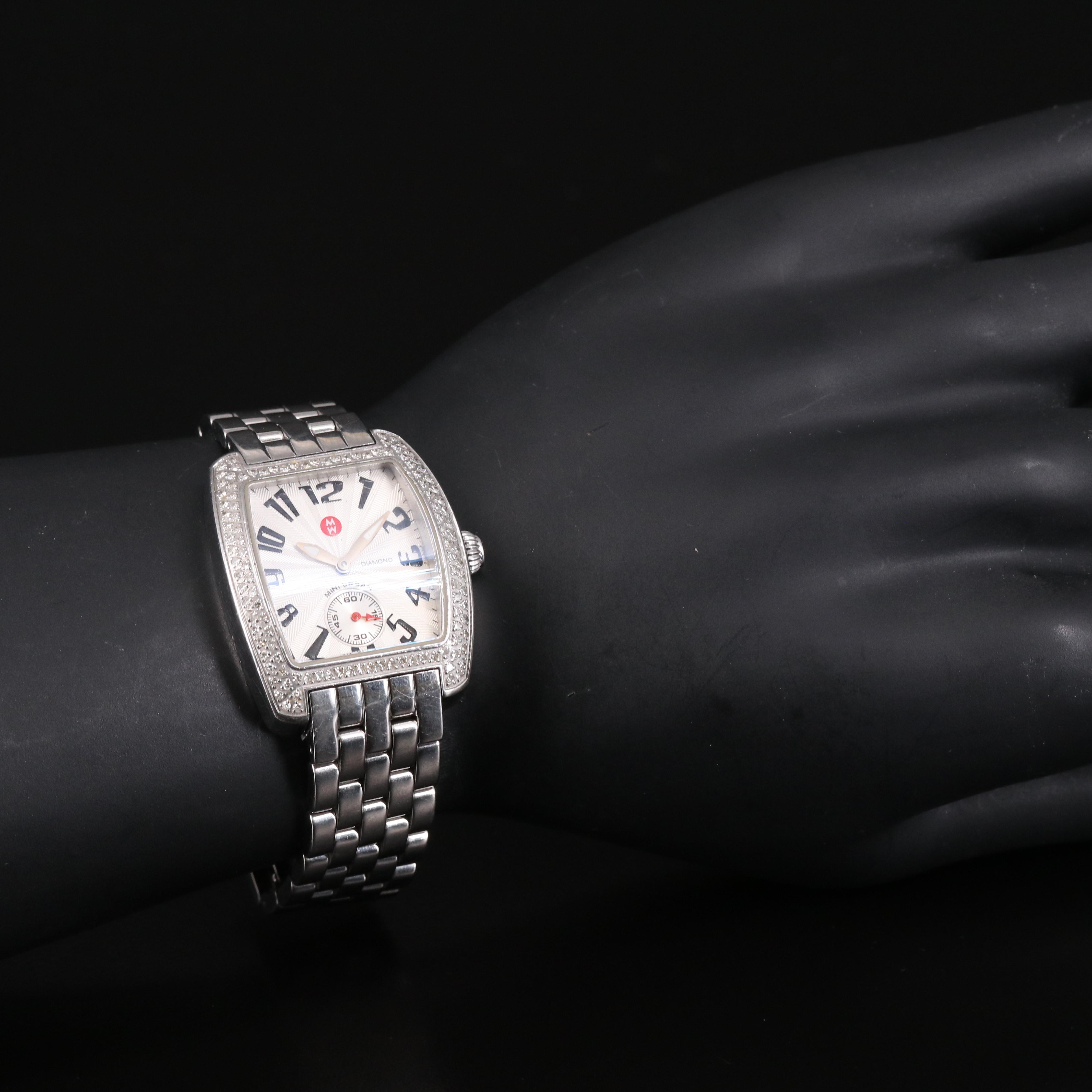 Diamond Bezel Michele Mini Urban Watch