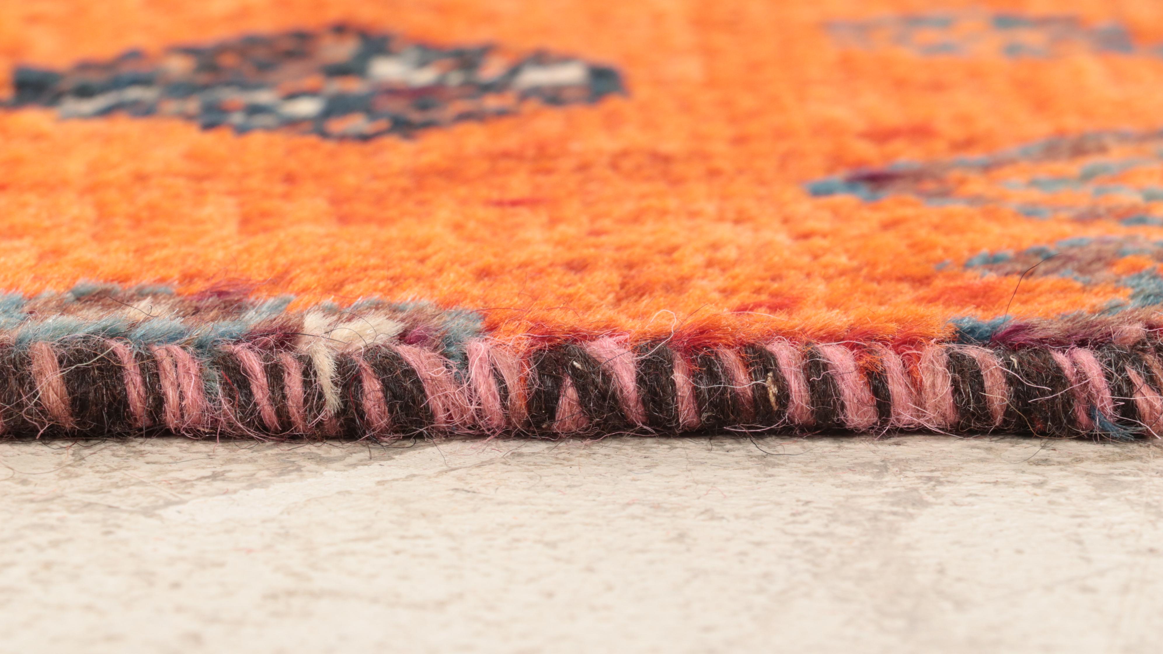 3' x 7'6 Hand-Knotted Persian Shiraz Long Rug