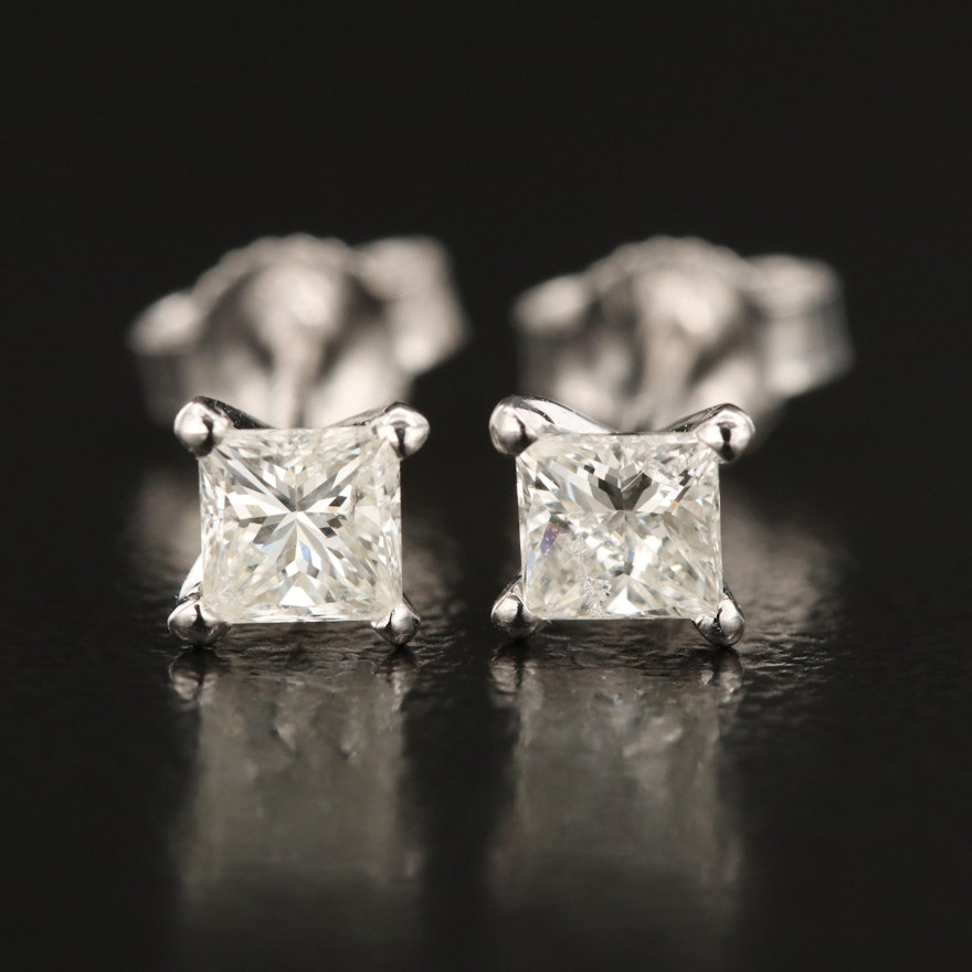 14K 0.46 CTW Diamond Stud Earrings