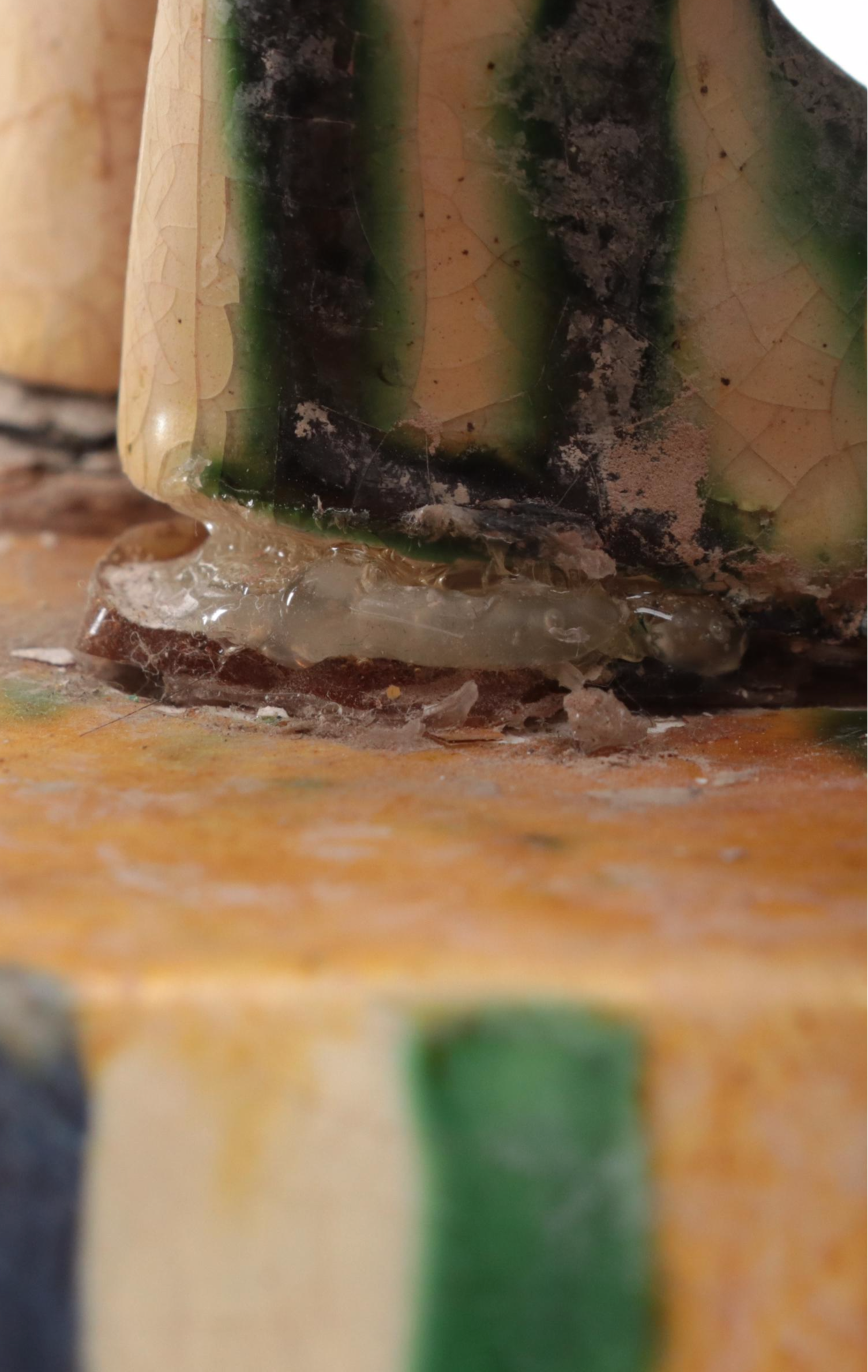 Chinese Tang Dynasty Style Sancai Glazed Stoneware Figurine of Sogdian Musicians