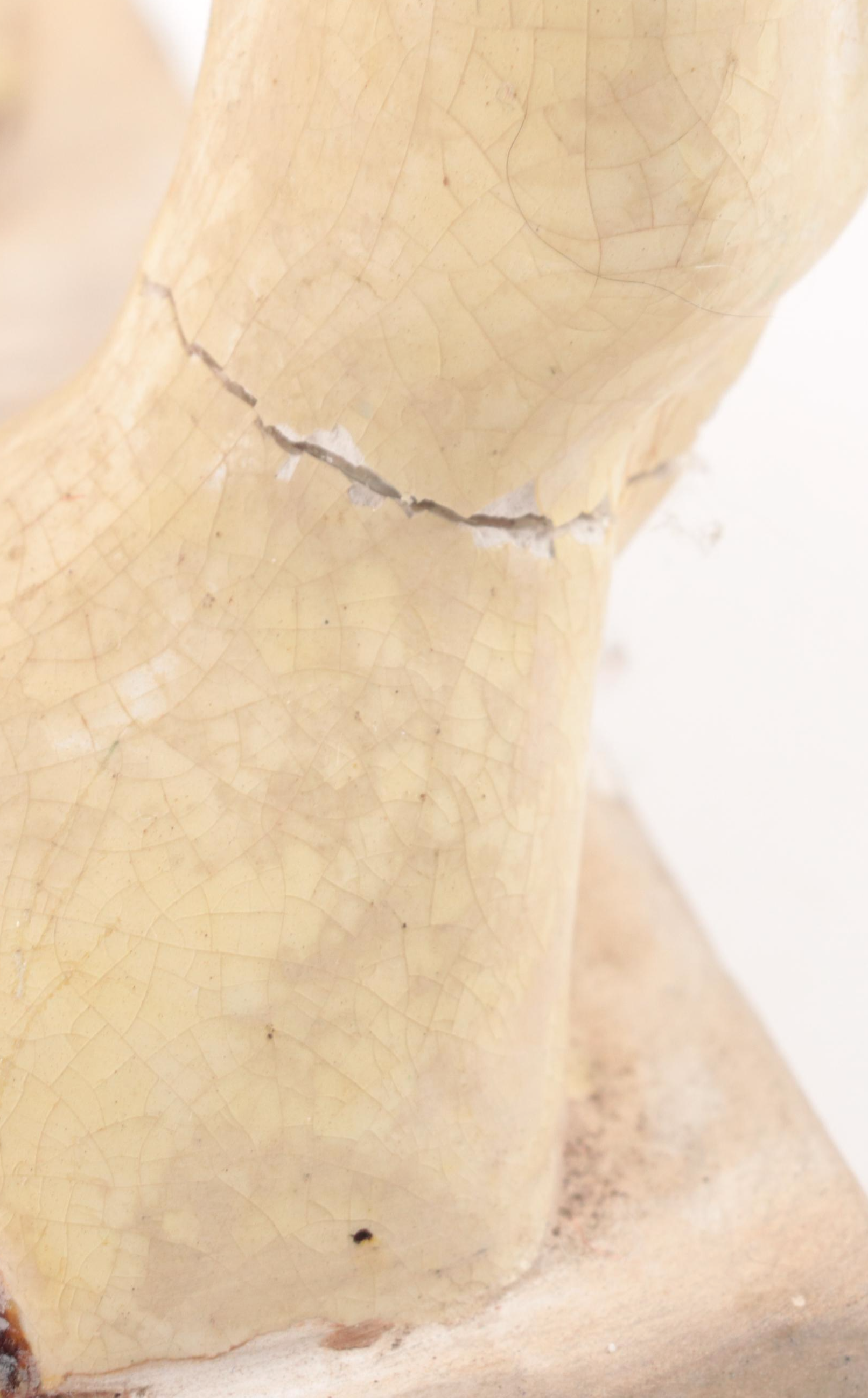 Chinese Tang Dynasty Style Sancai Glazed Stoneware Figurine of Sogdian Musicians