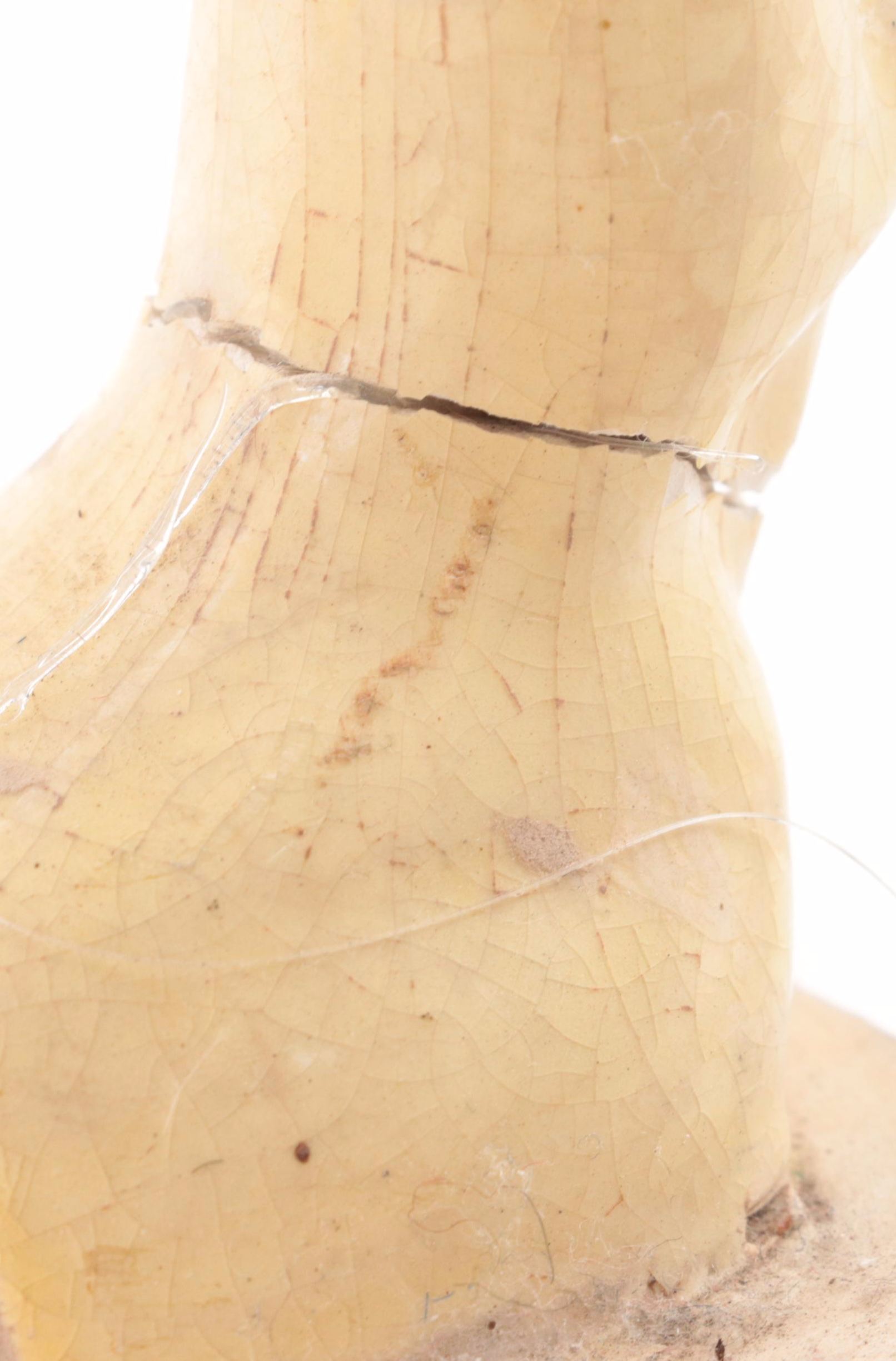 Chinese Tang Dynasty Style Sancai Glazed Stoneware Figurine of Sogdian Musicians