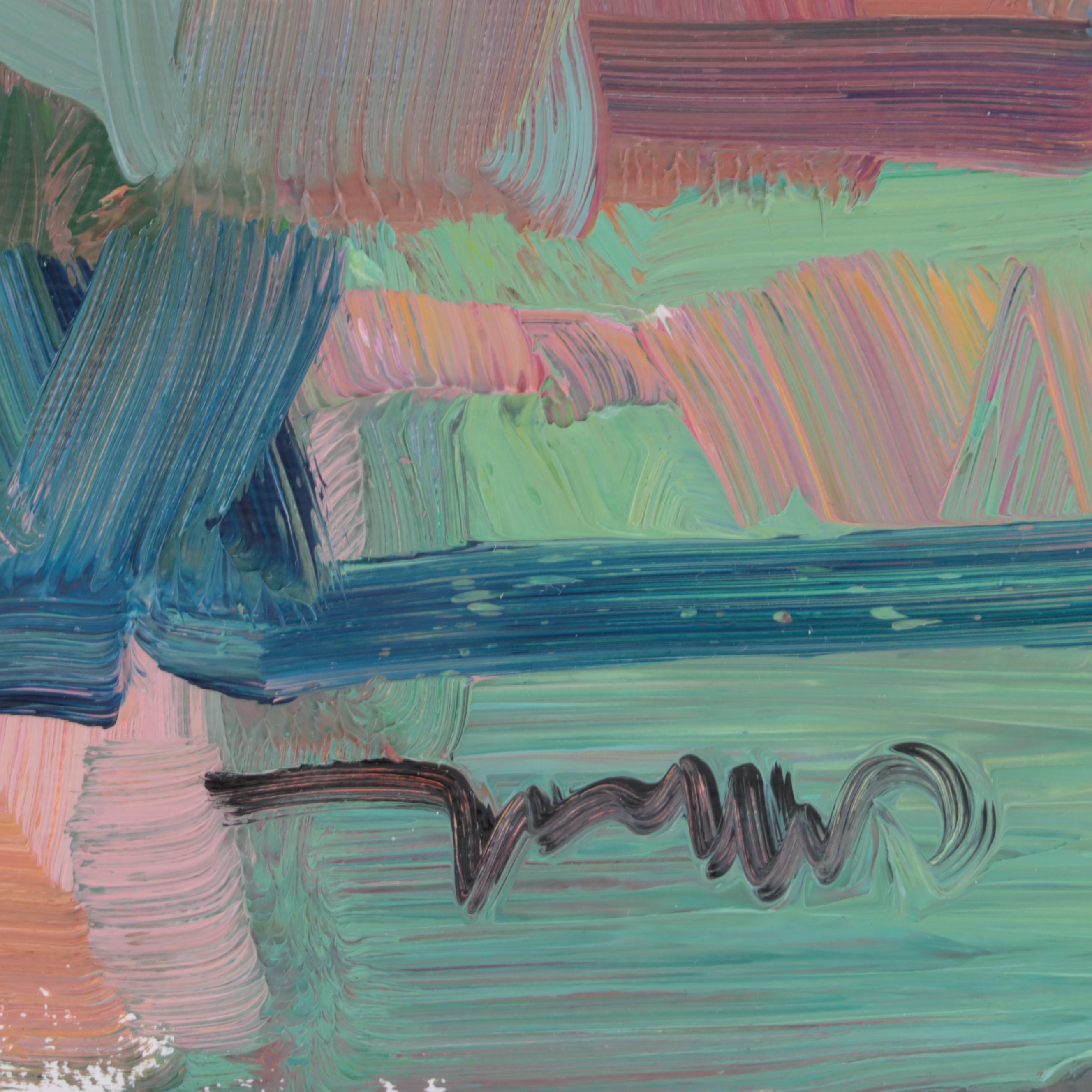 Jose Trujillo Oil Painting "The Lavender Sky," 2022