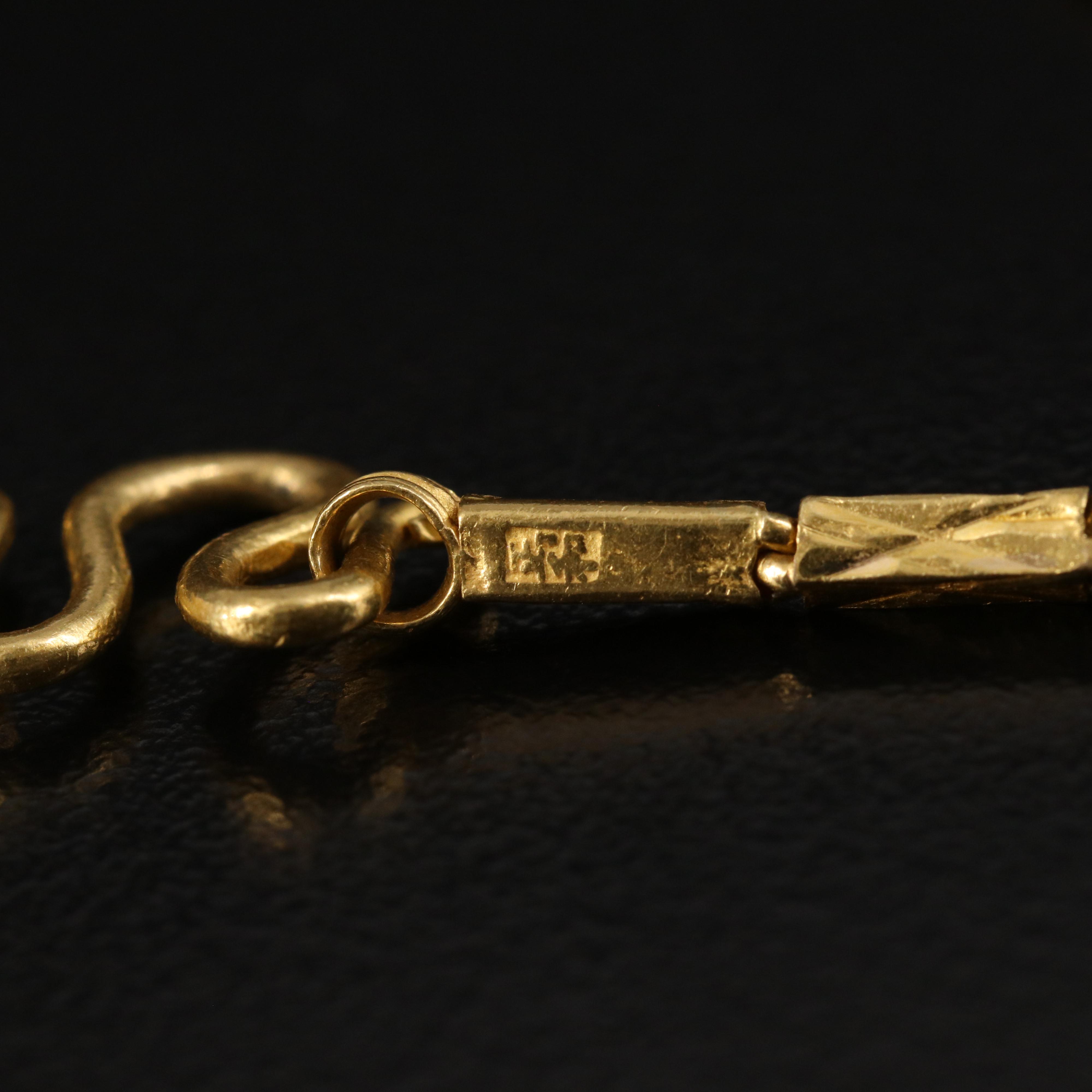 21K Baht Style Chain Necklace