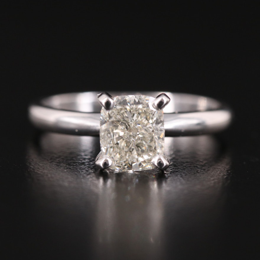 14K 1.57 CT Lab Grown Diamond Solitaire Ring