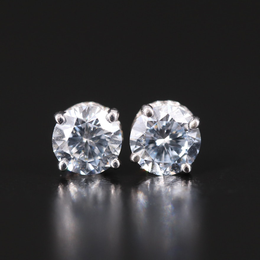 14K 2.47 CTW Lab Grown Diamond Stud Earrings
