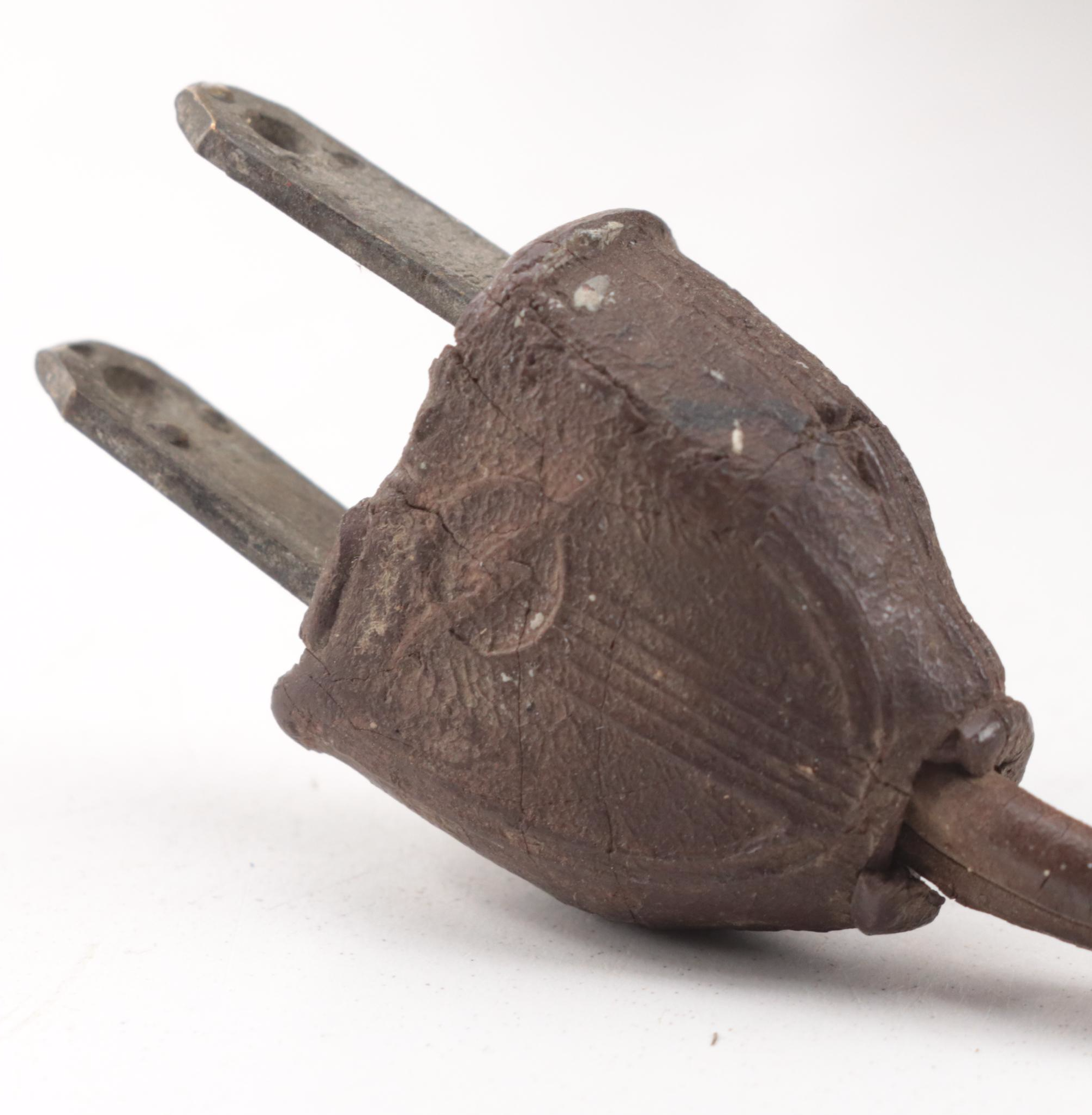 Old Drum Brand Whiskey Electric Wall Clock, Mid-20th Century