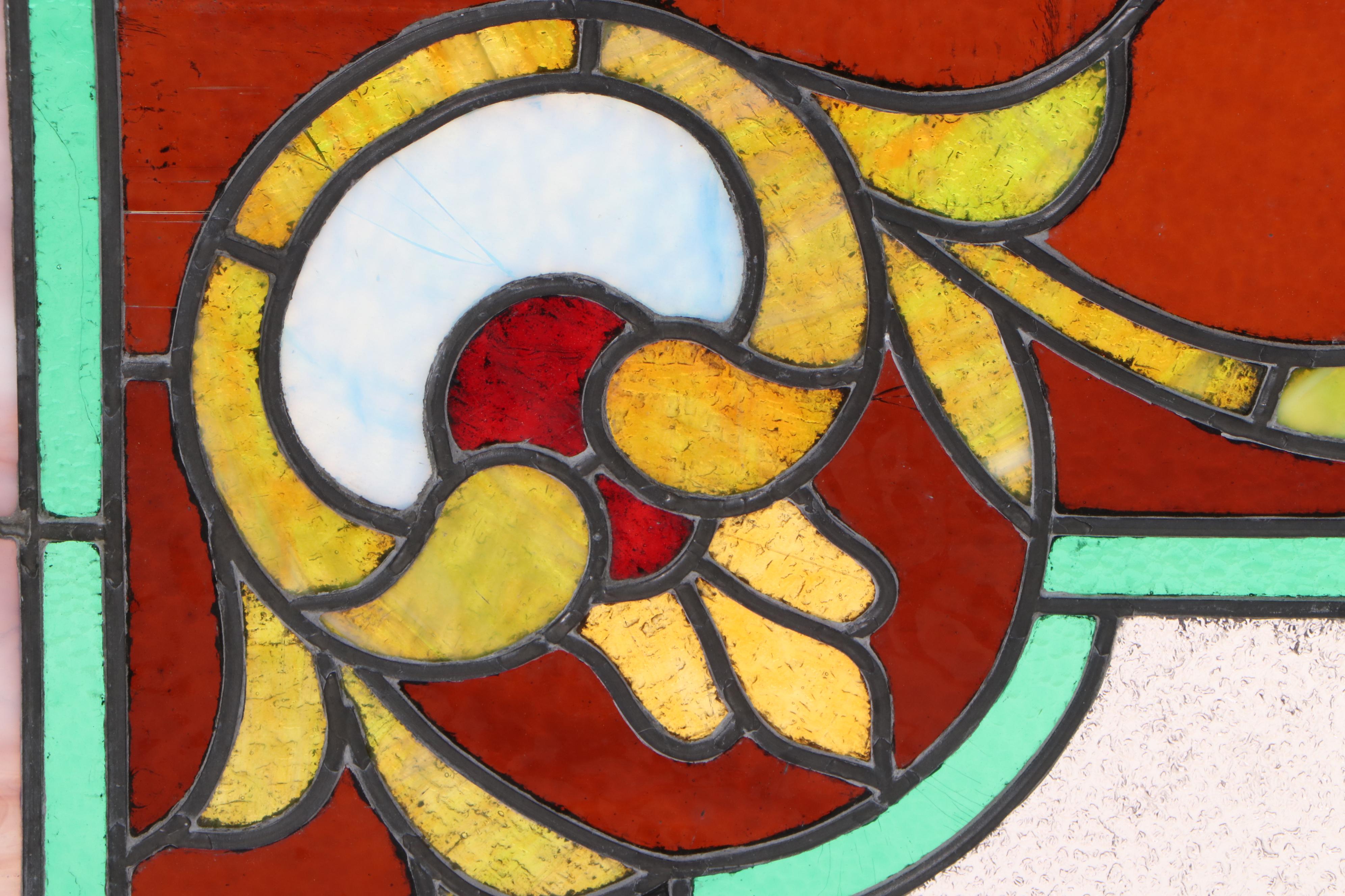 Hanging Stained Glass Window Panel