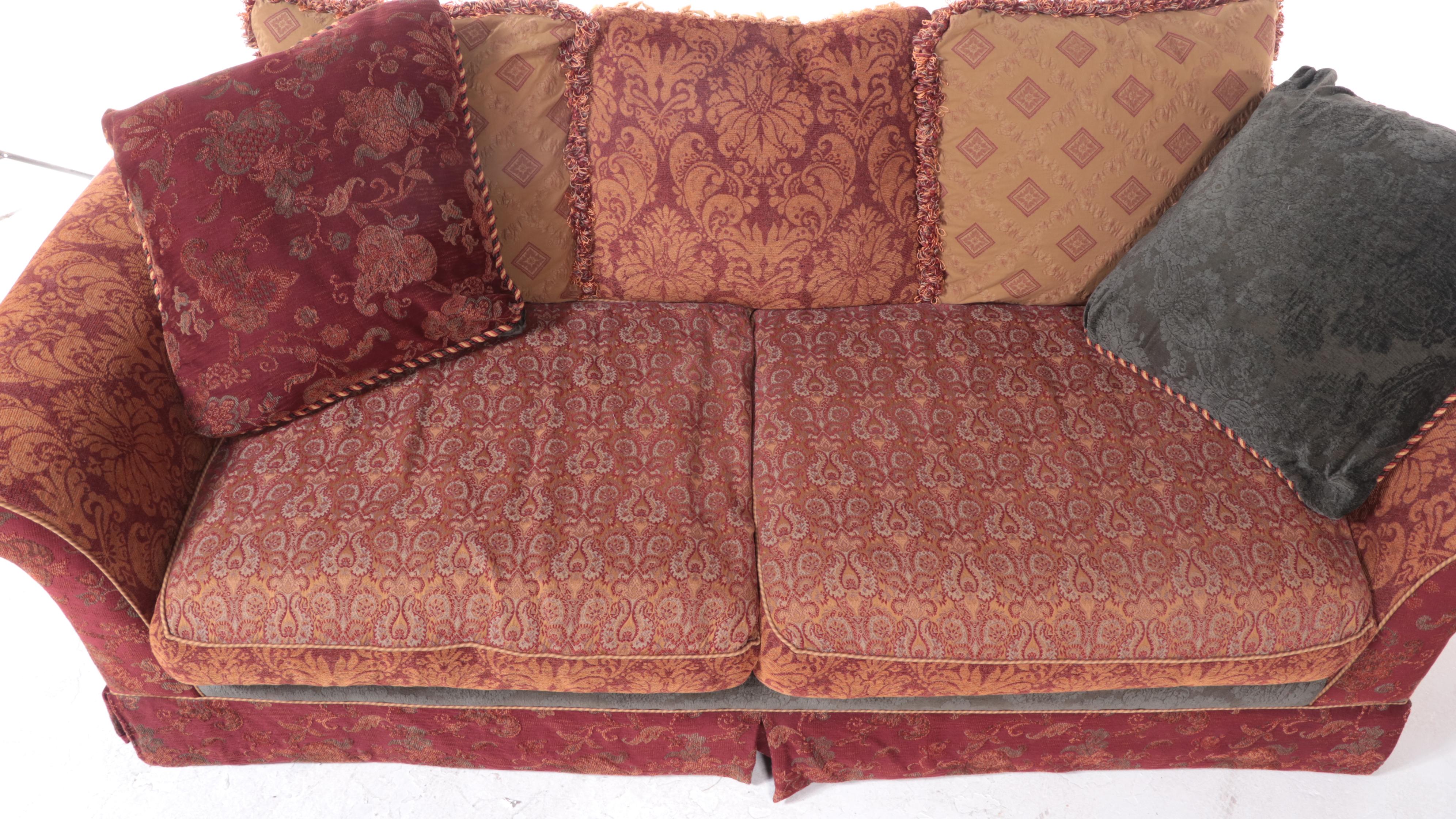 Carol Hicks Bolton and EJ Victor Multi-Pattern Upholstered Sofa