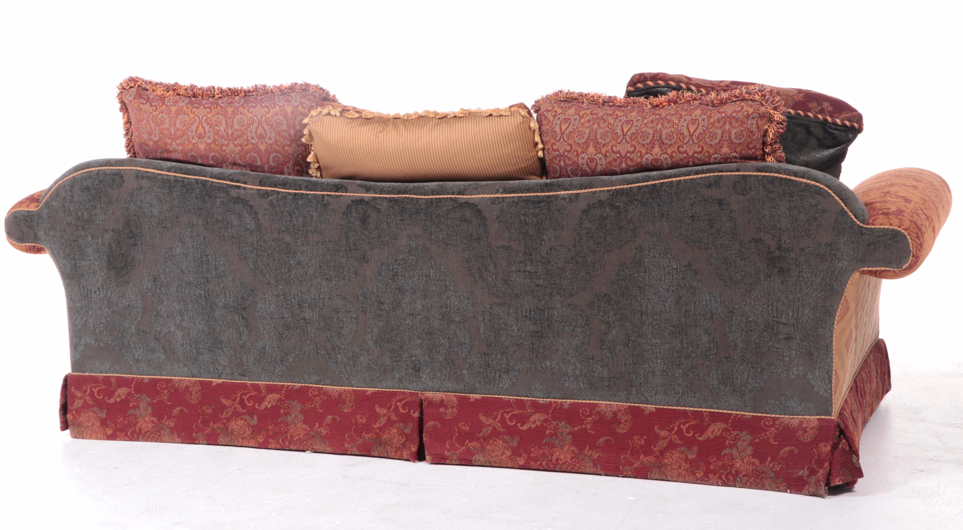 Carol Hicks Bolton and EJ Victor Multi-Pattern Upholstered Sofa