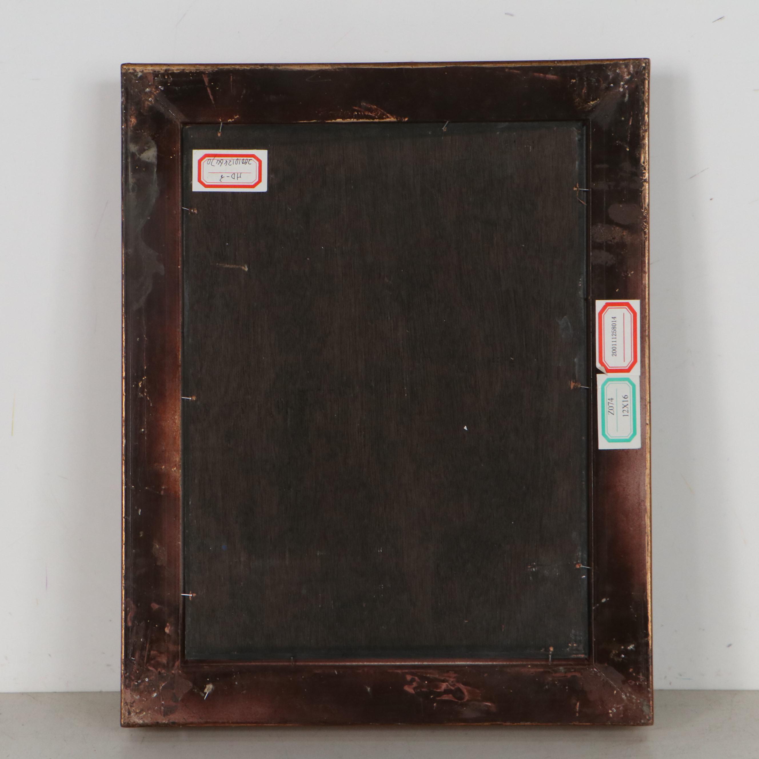 Wild West Scene Oil Painting