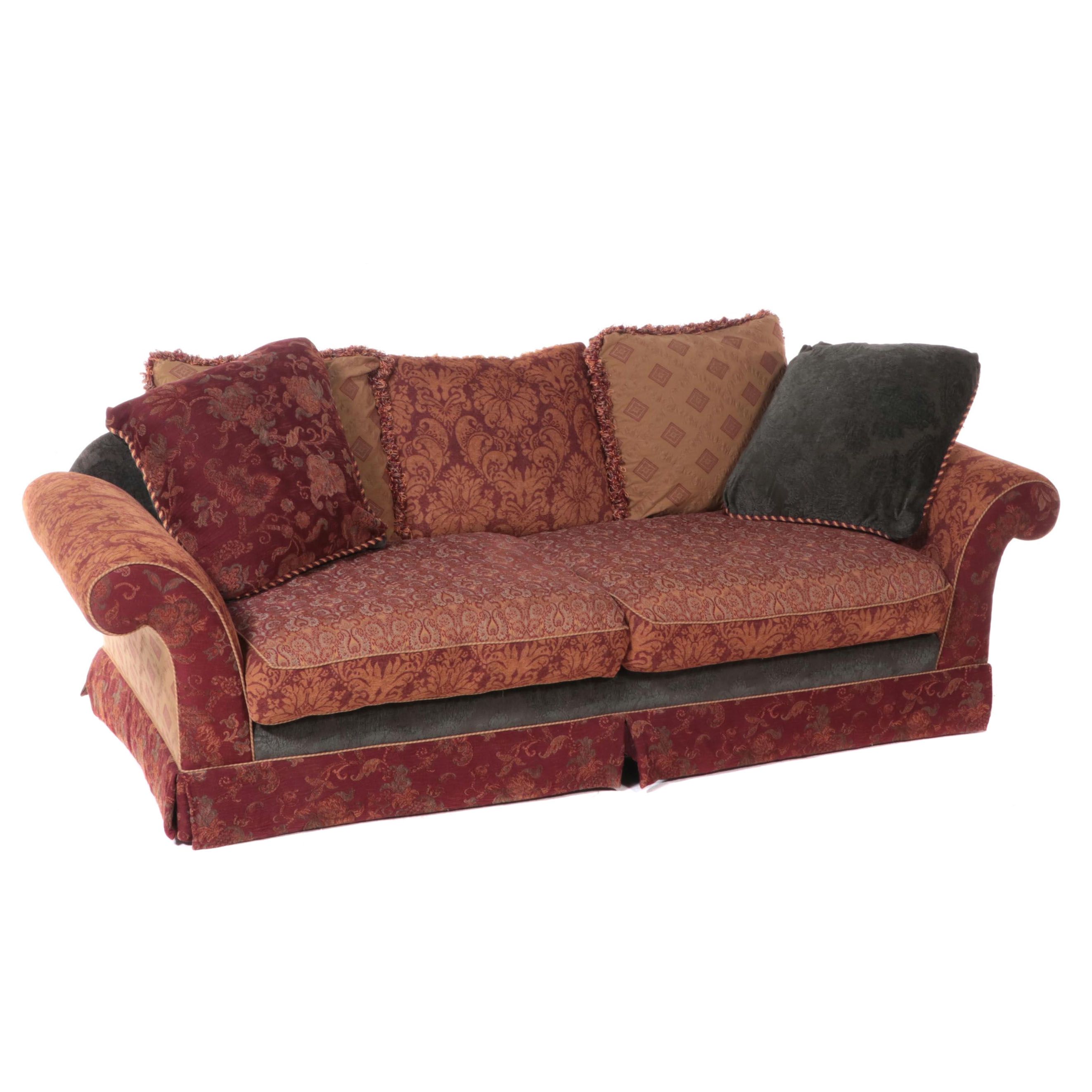 Carol Hicks Bolton and EJ Victor Multi-Pattern Upholstered Sofa