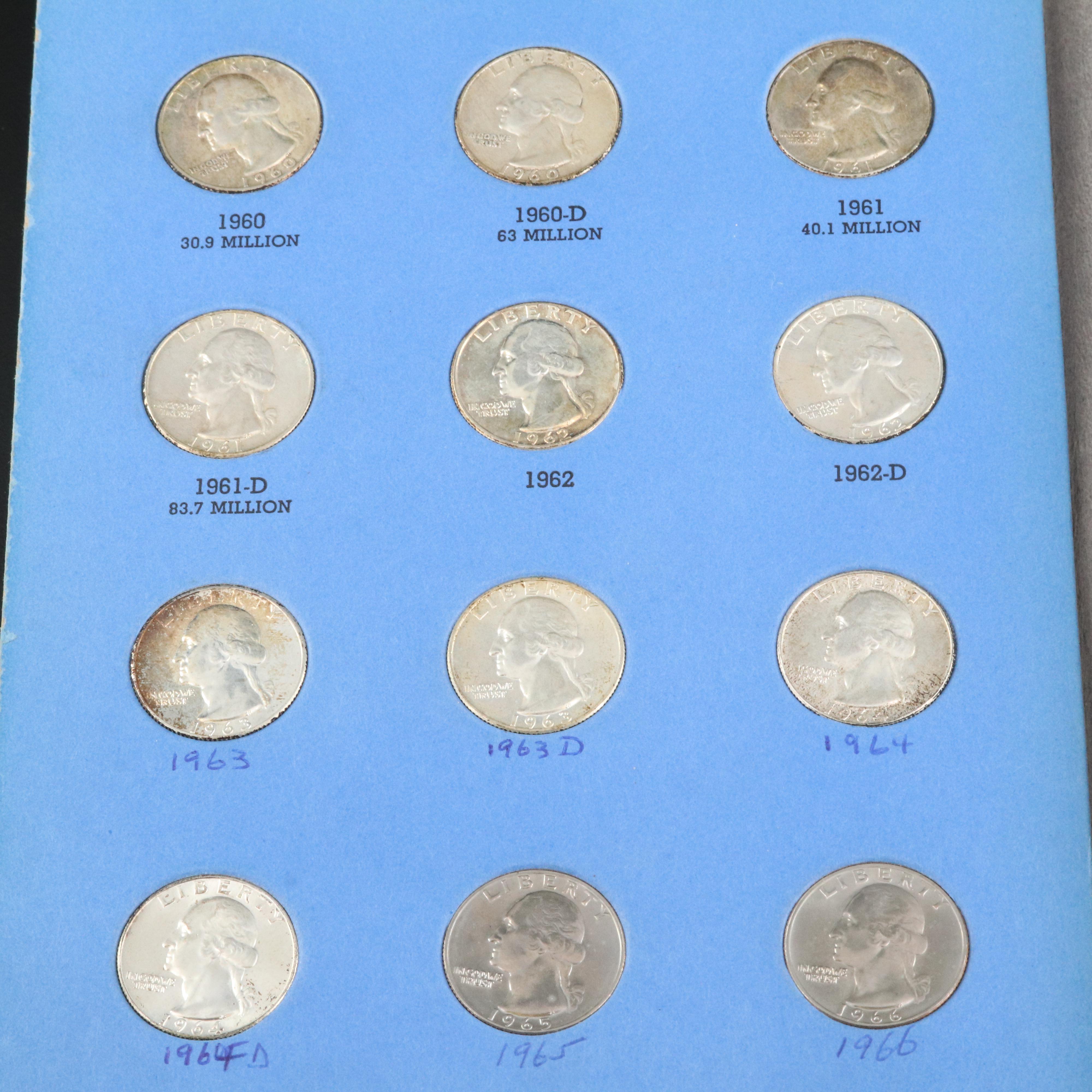 George Washington Quarter Collection from 1932-1979