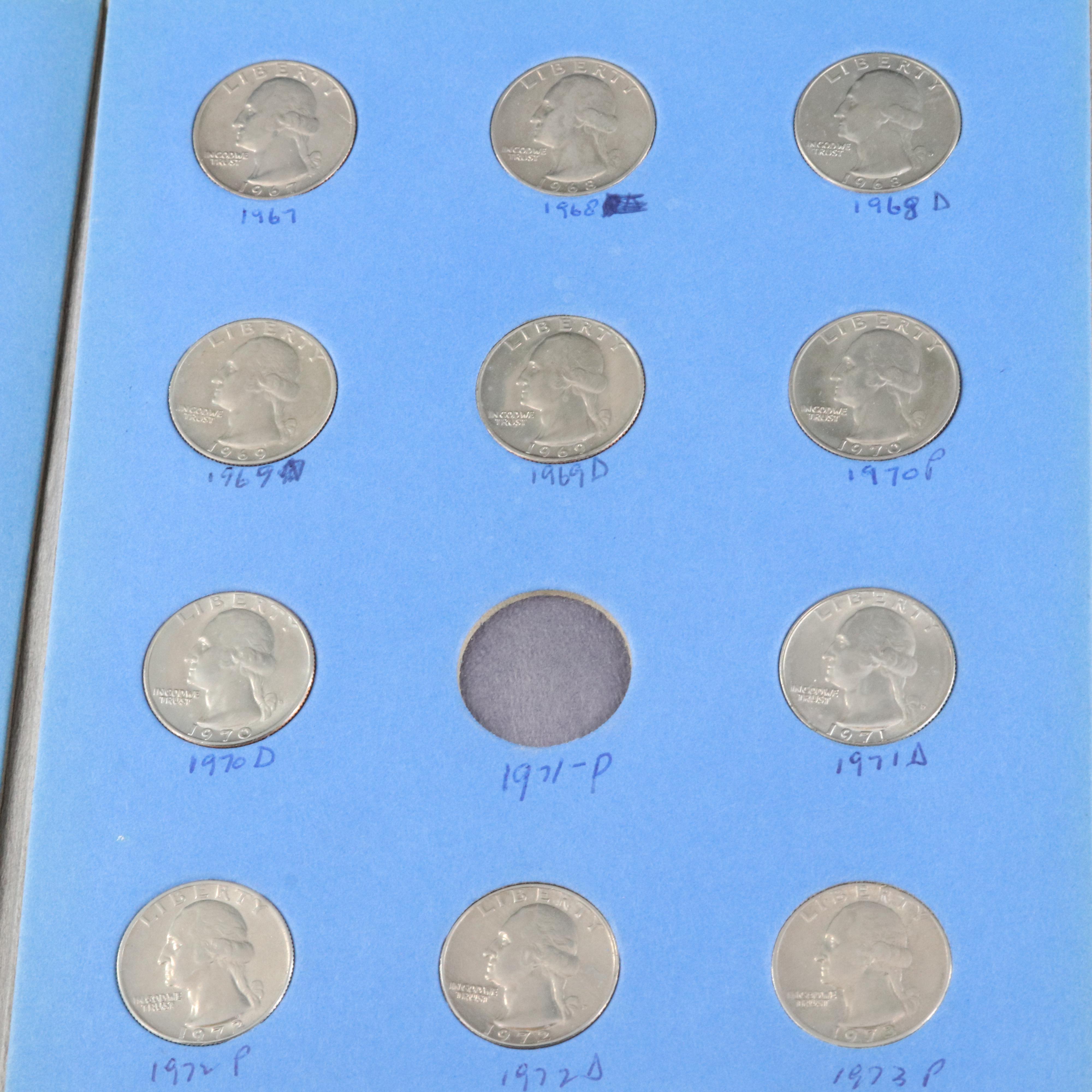 George Washington Quarter Collection from 1932-1979