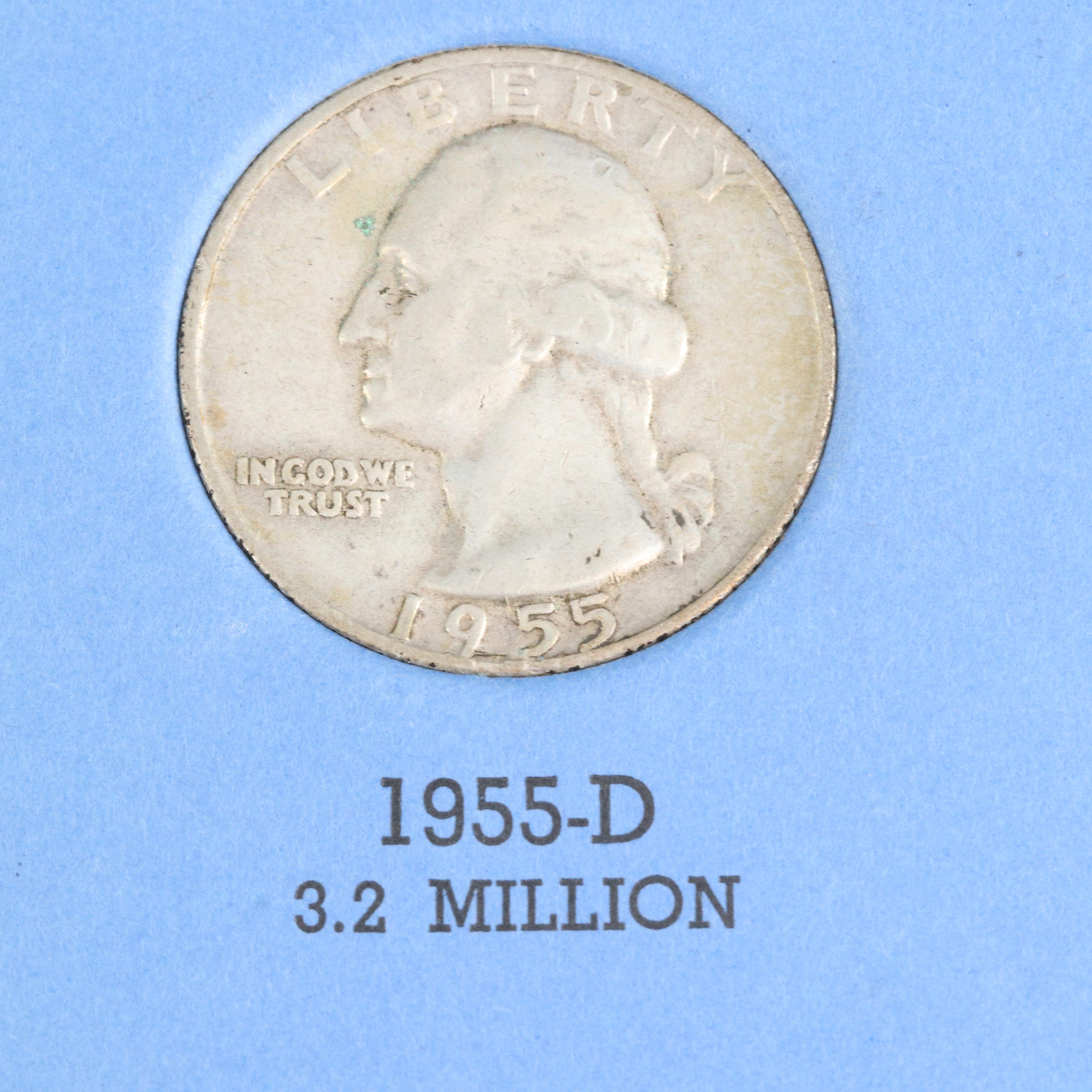 George Washington Quarter Collection from 1932-1979