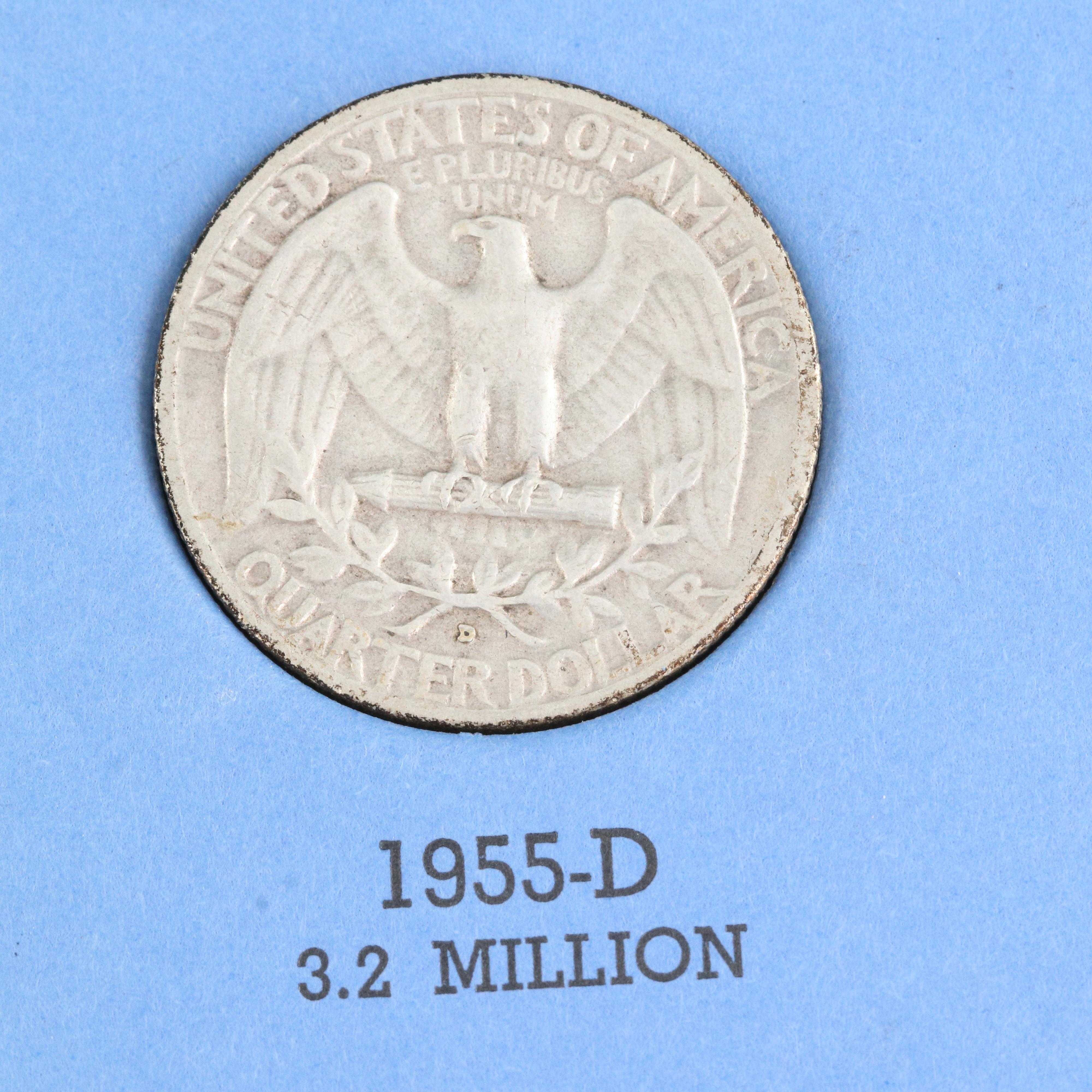 George Washington Quarter Collection from 1932-1979