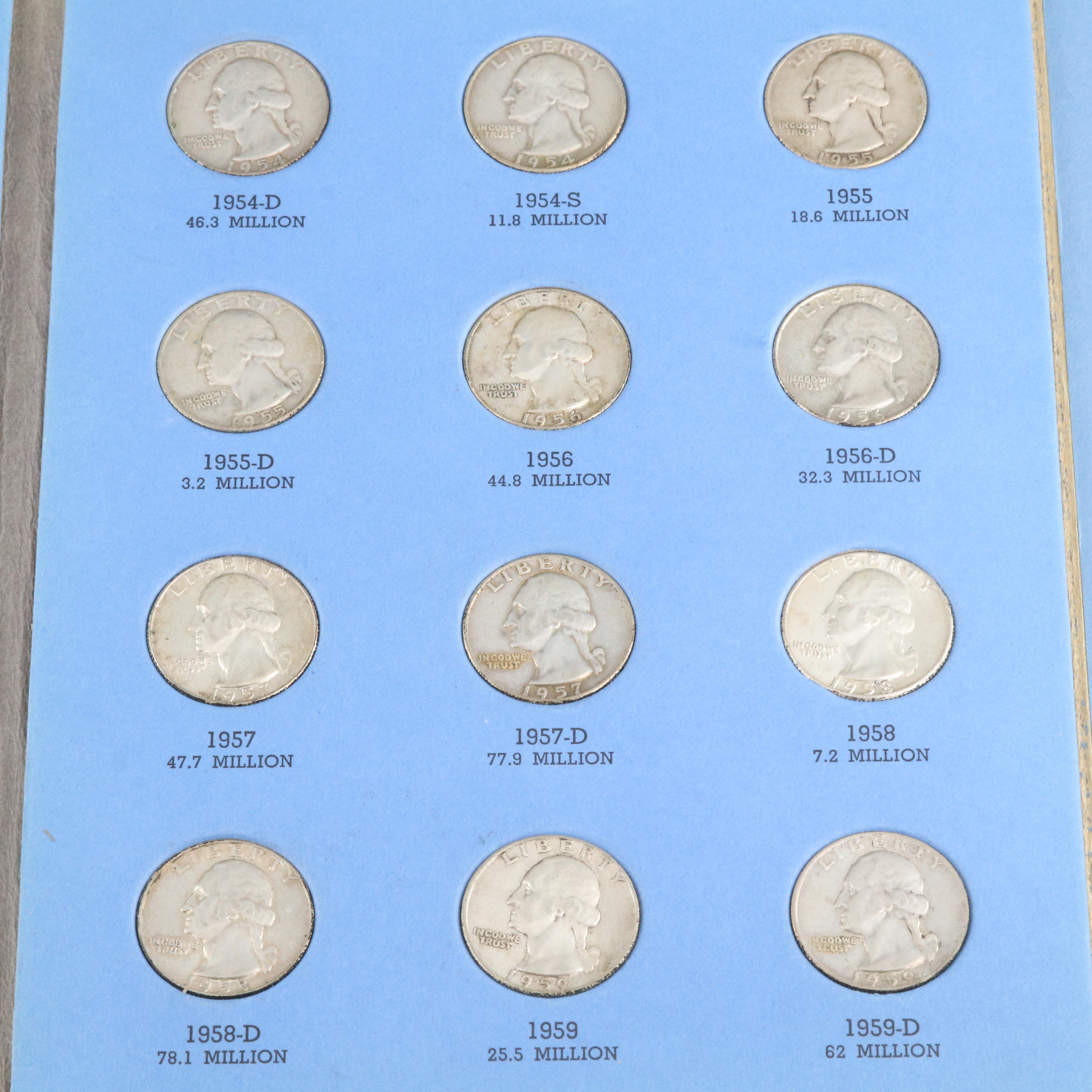 George Washington Quarter Collection from 1932-1979