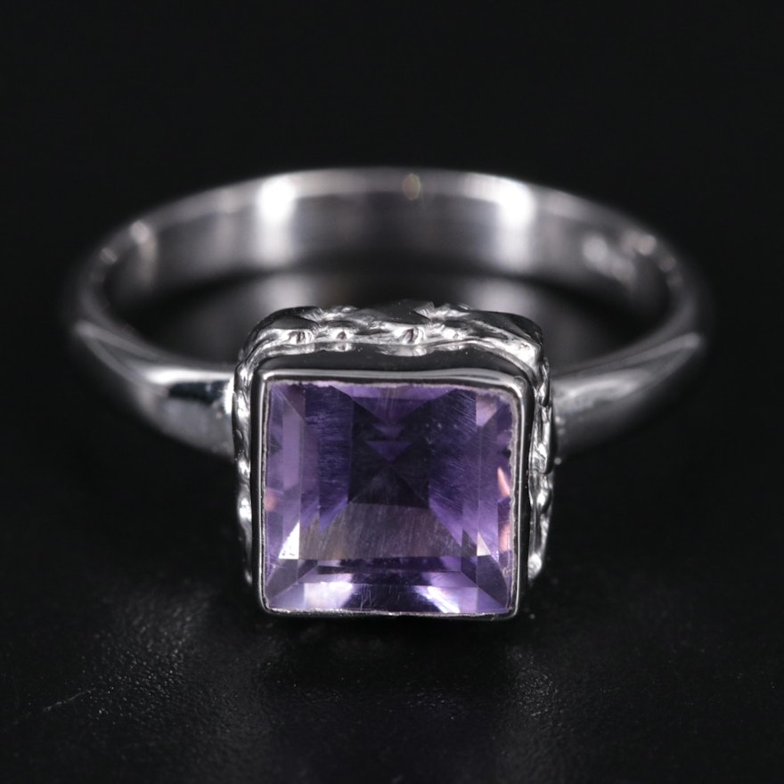 Sterling Silver Amethyst Ring