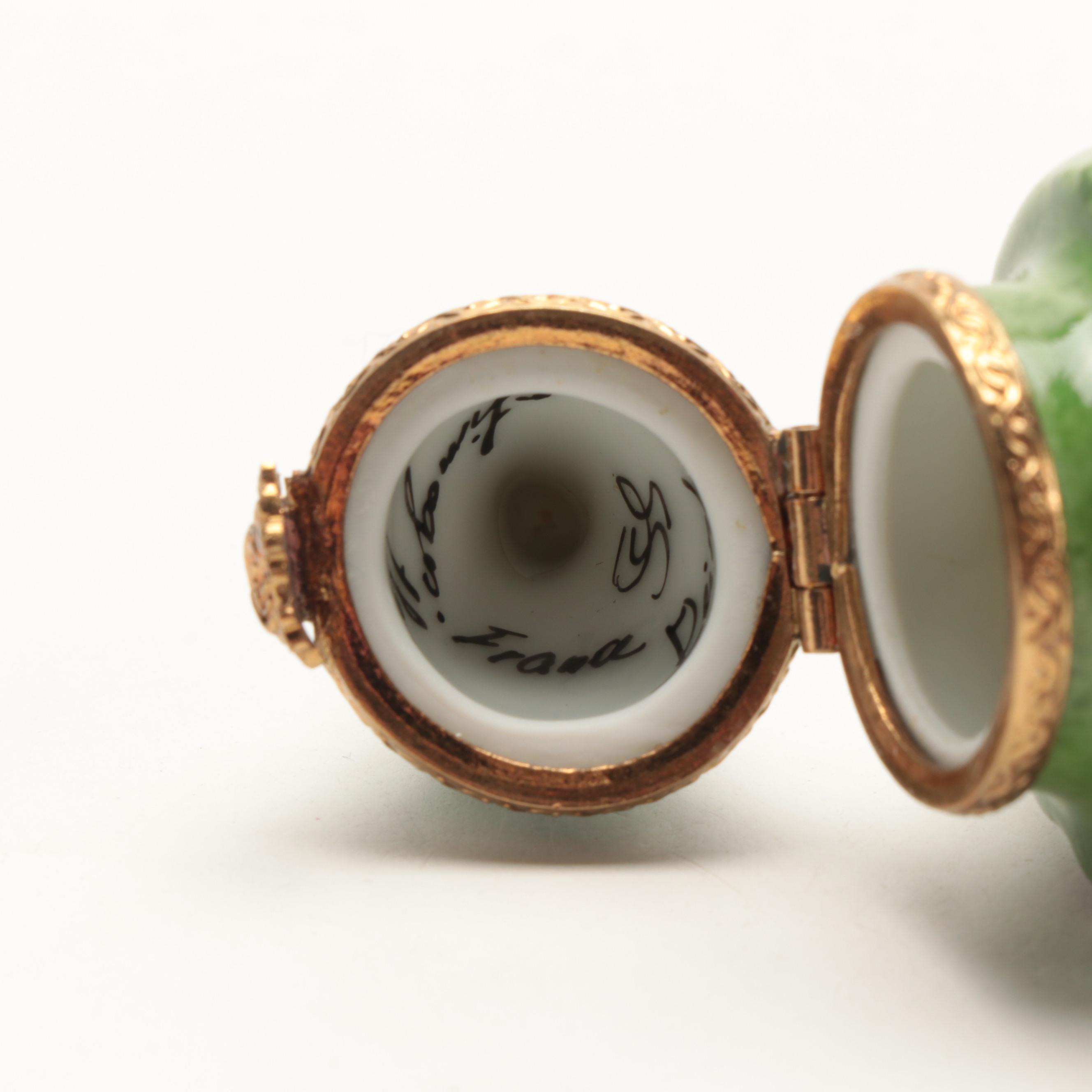 Hand-Painted Porcelain Tulip Limoges Box