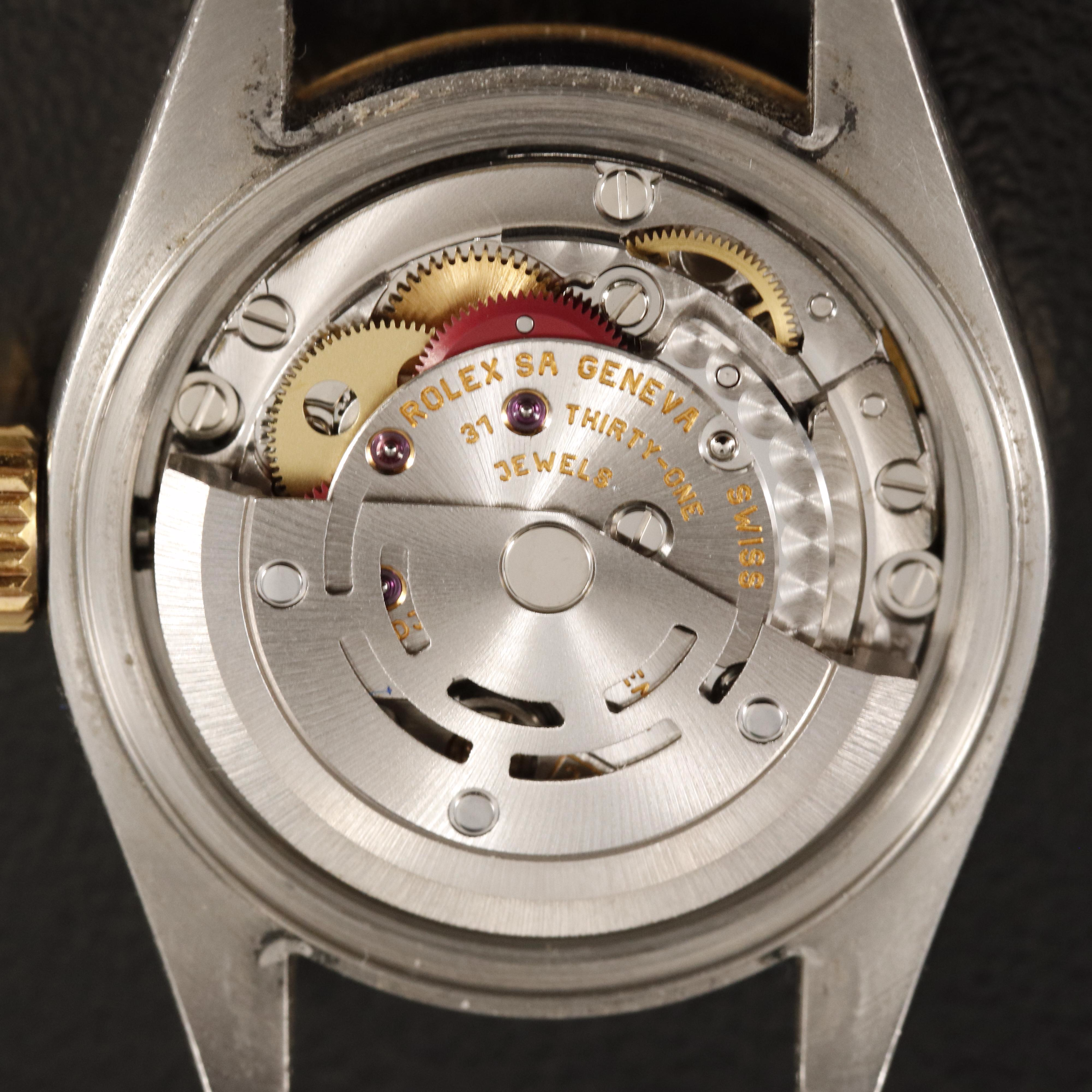 Rolex Datejust Factory Champagne Mother-of-Pearl Diamond Dial Watch