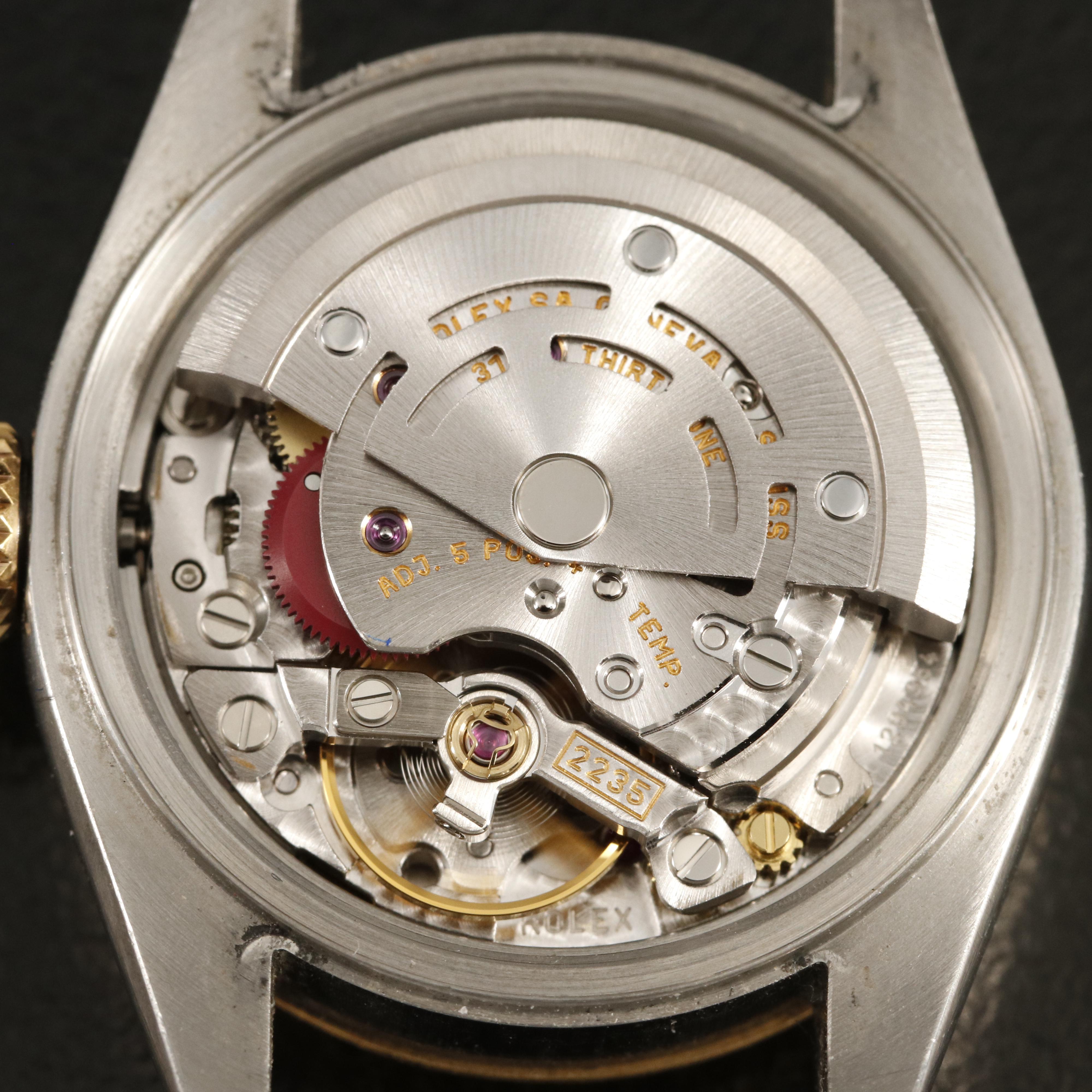 Rolex Datejust Factory Champagne Mother-of-Pearl Diamond Dial Watch