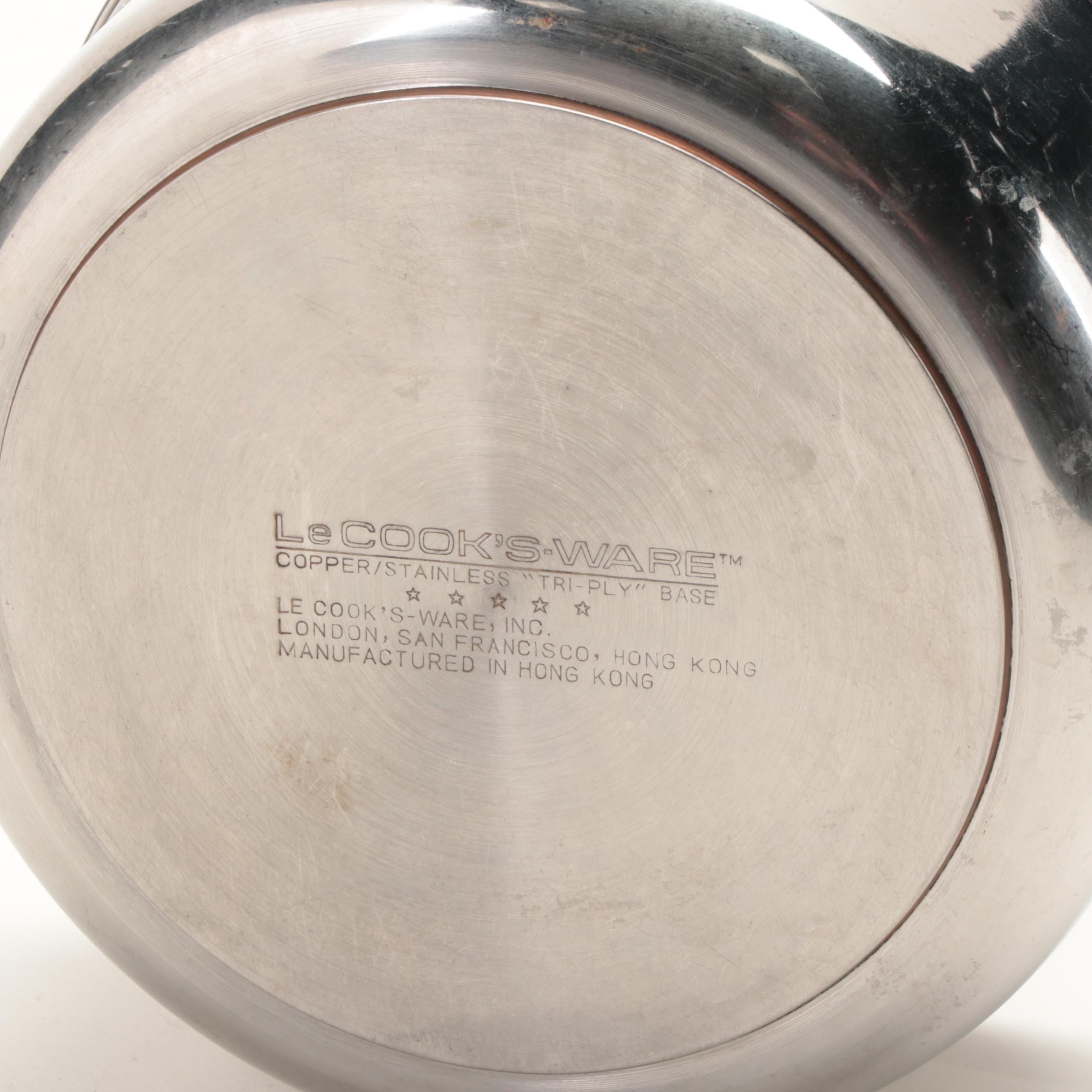 Duncan Hines  and Other Stainless Steel Pots and Pans, Mid to Late 20th Century
