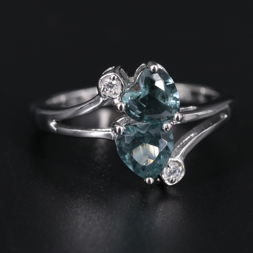 Sterling Silver Topaz Ring