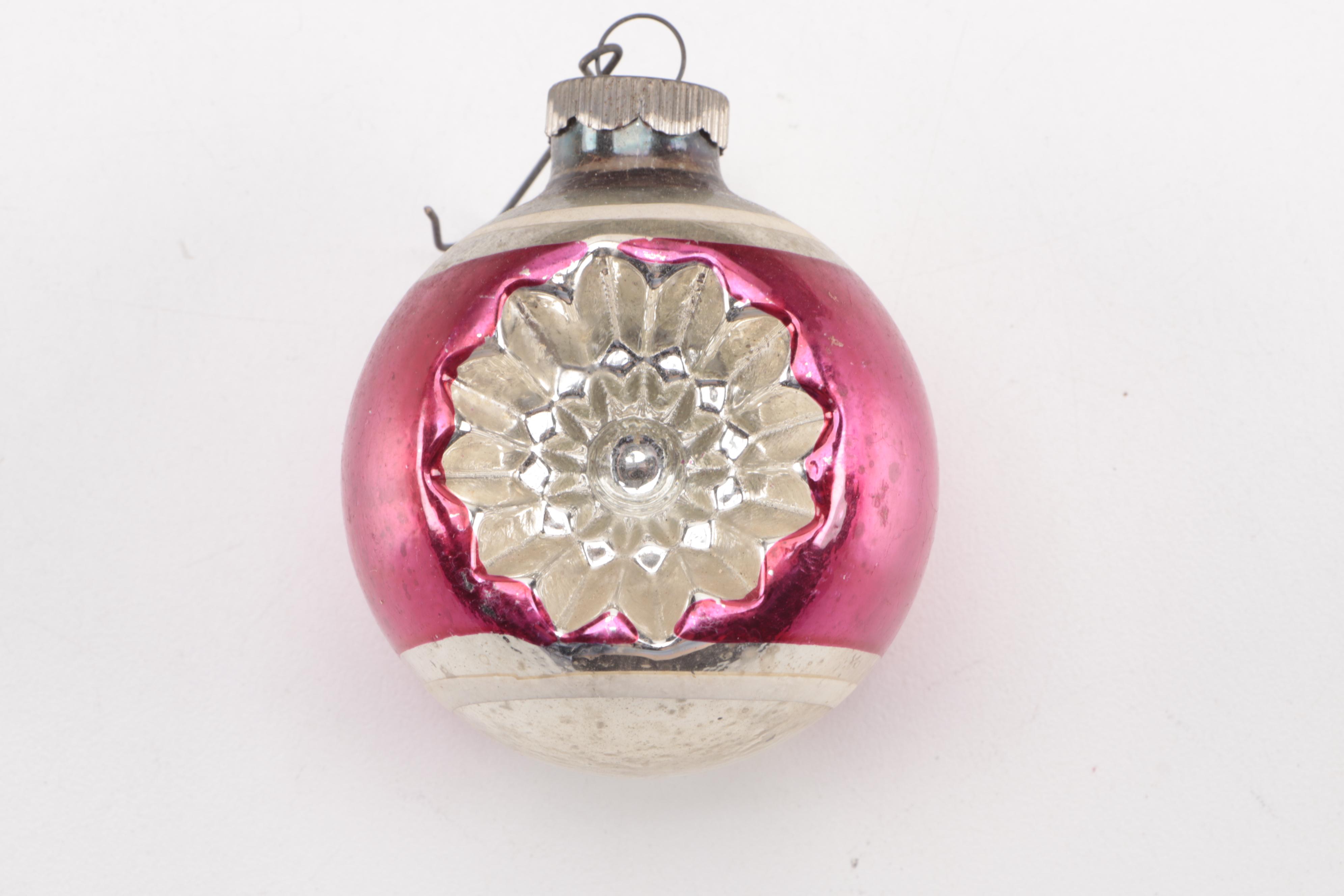 Glass Christmas Ornaments Featuring Max Eckardt & Sons, Mid to Late 20th Century