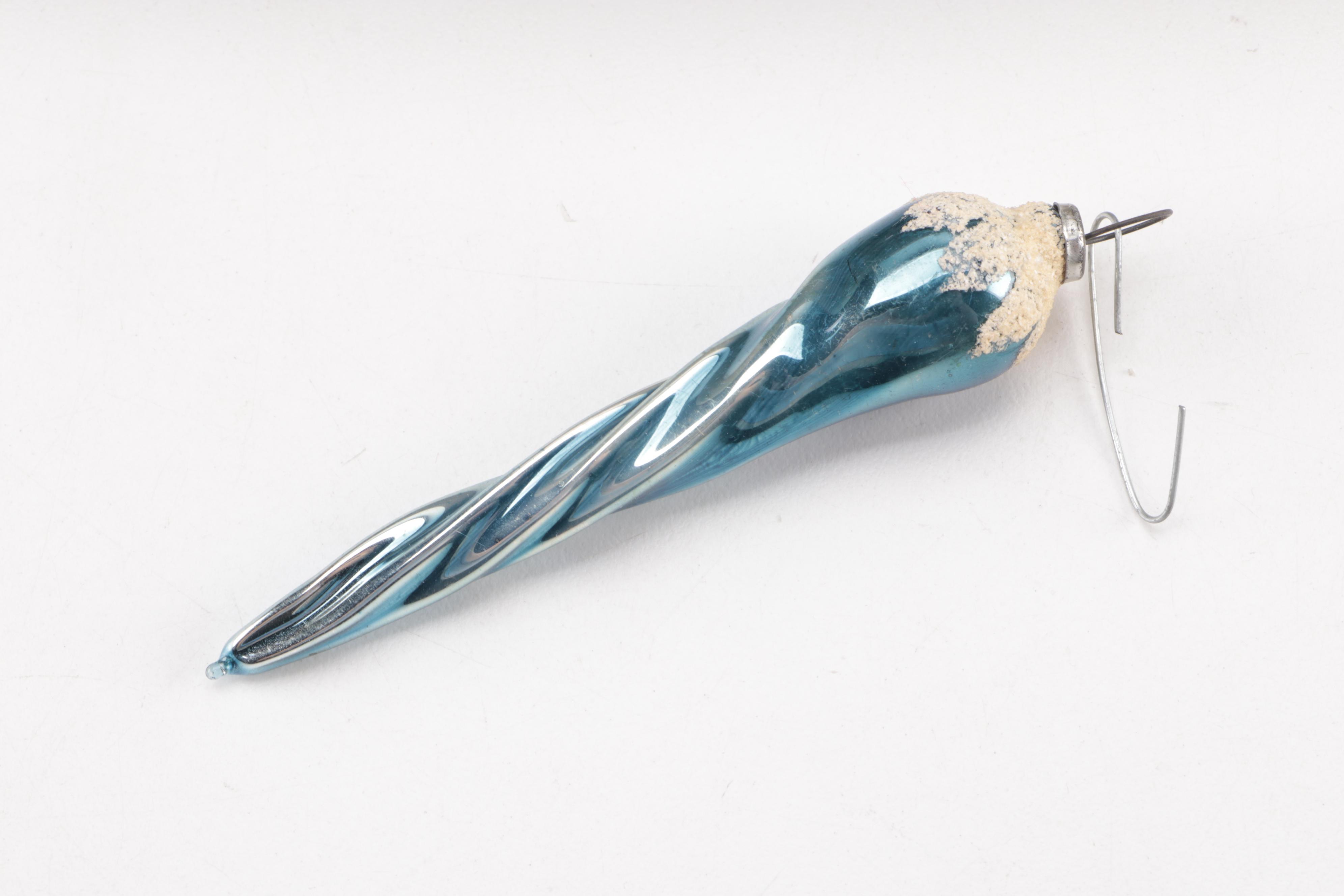 Glass Christmas Ornaments Featuring Max Eckardt & Sons, Mid to Late 20th Century