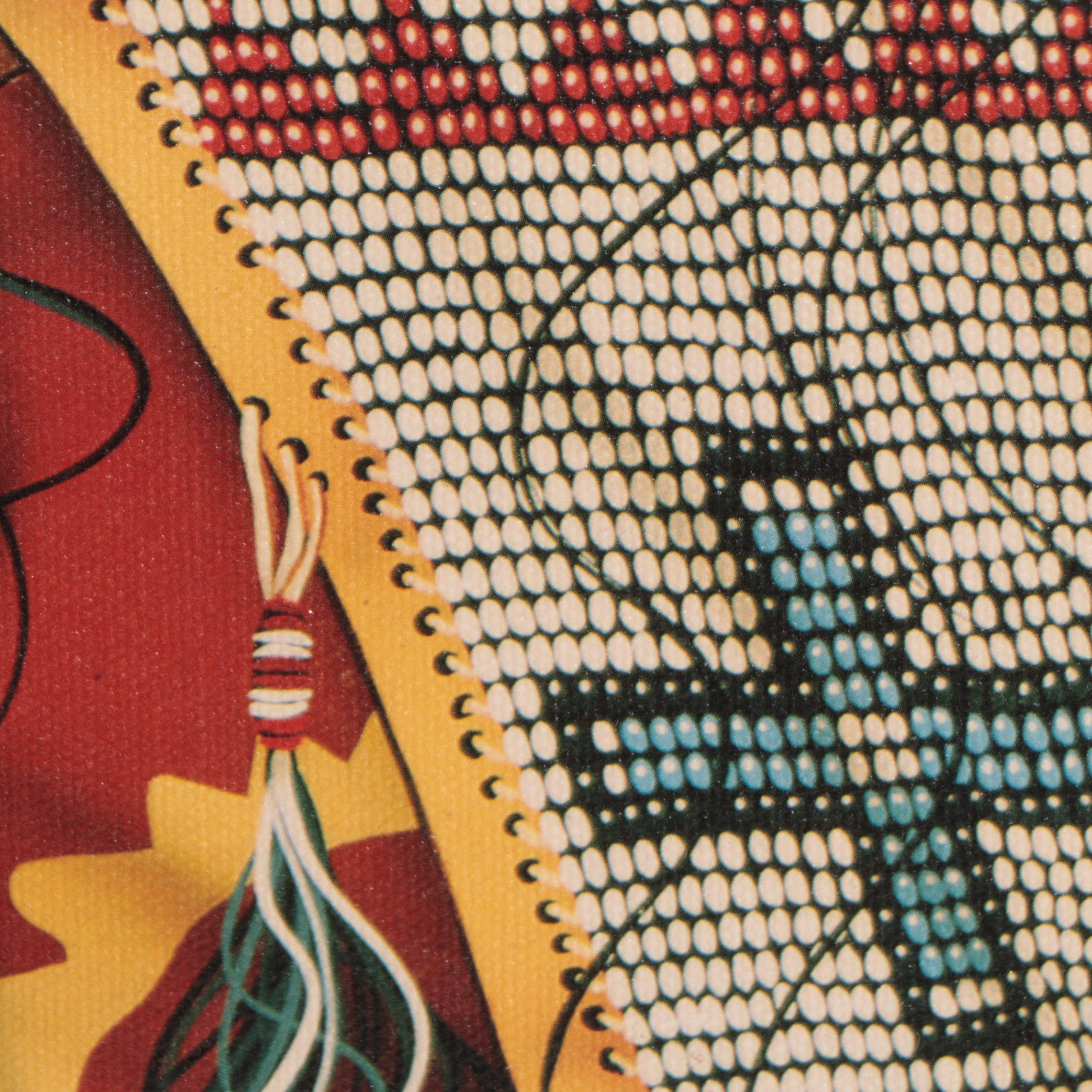 Henri Peter Portrait Offset Lithograph of Native American Figure "Dreamer"