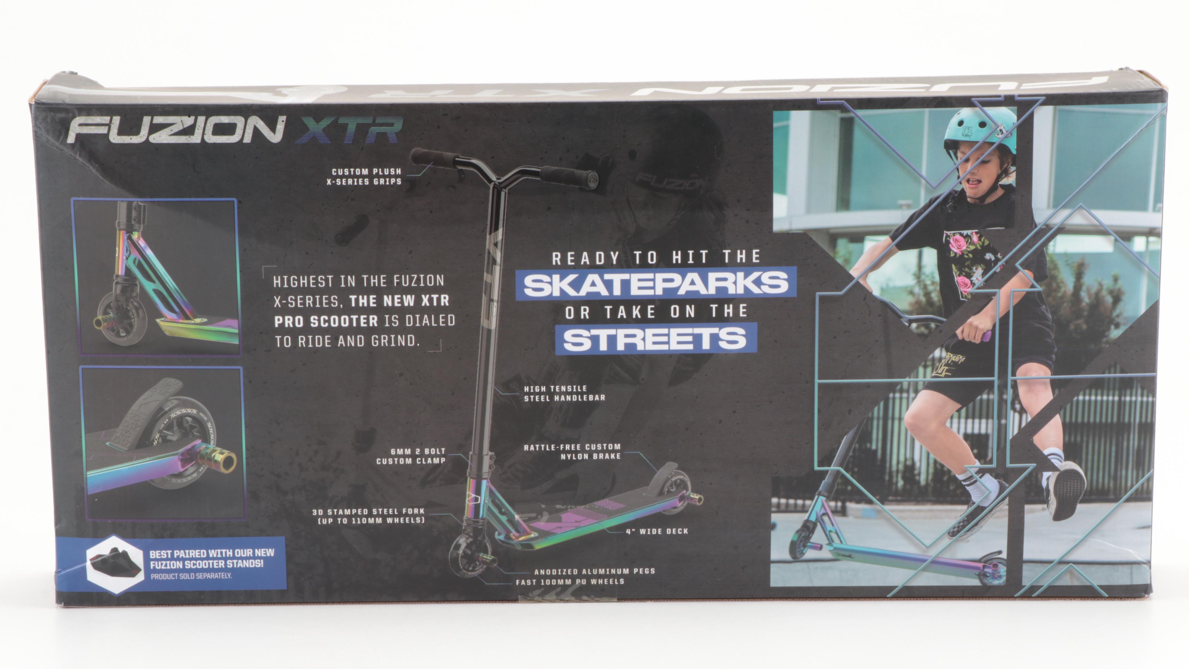 Fuzion XTR Pro 2 Neochrome Wheel Kick Scooter